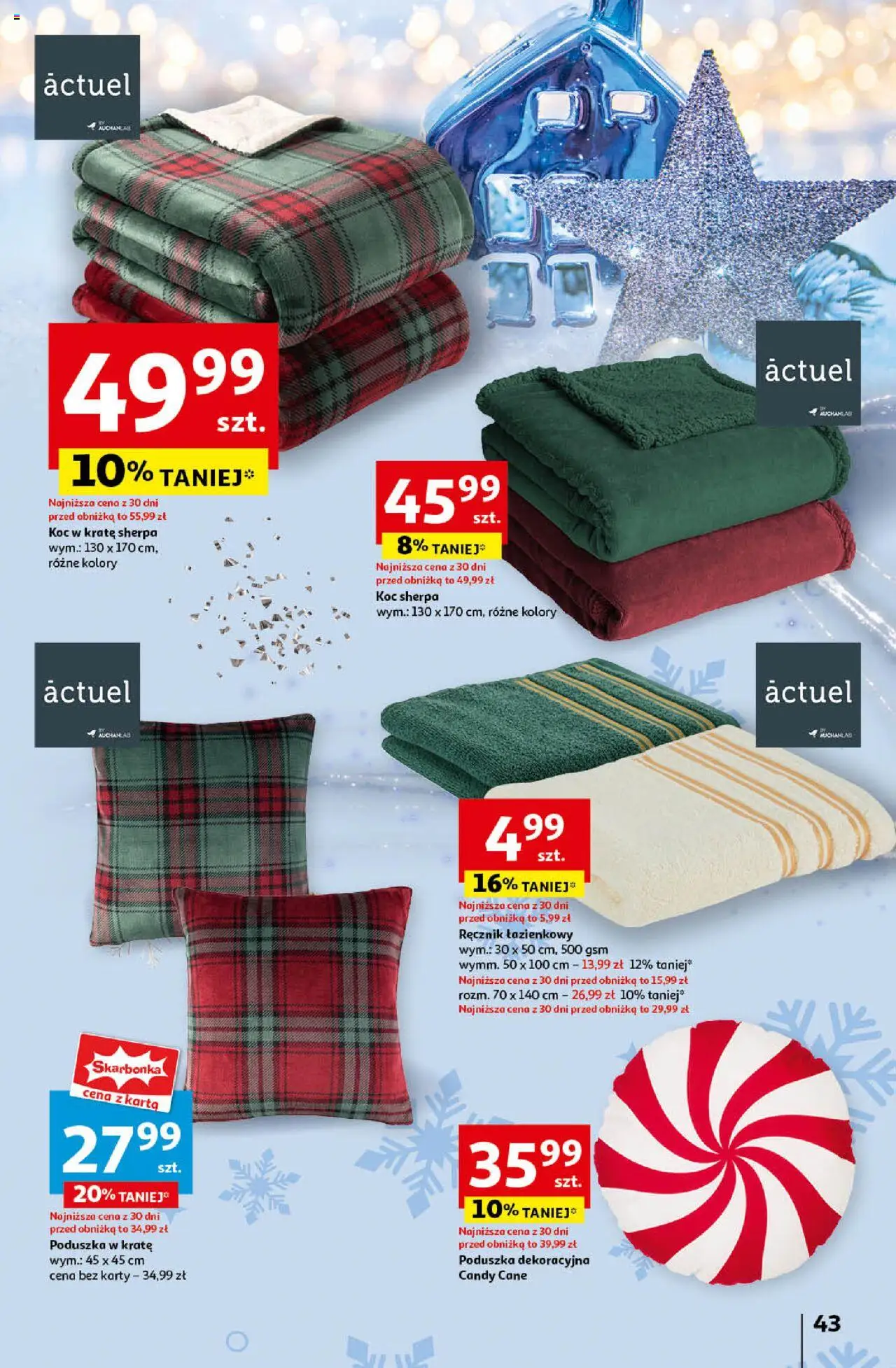 Auchan Pewność Niskich Cen Hipermarket gazetka ważna od 05.12.2024 do 11.12.2024 strona 46