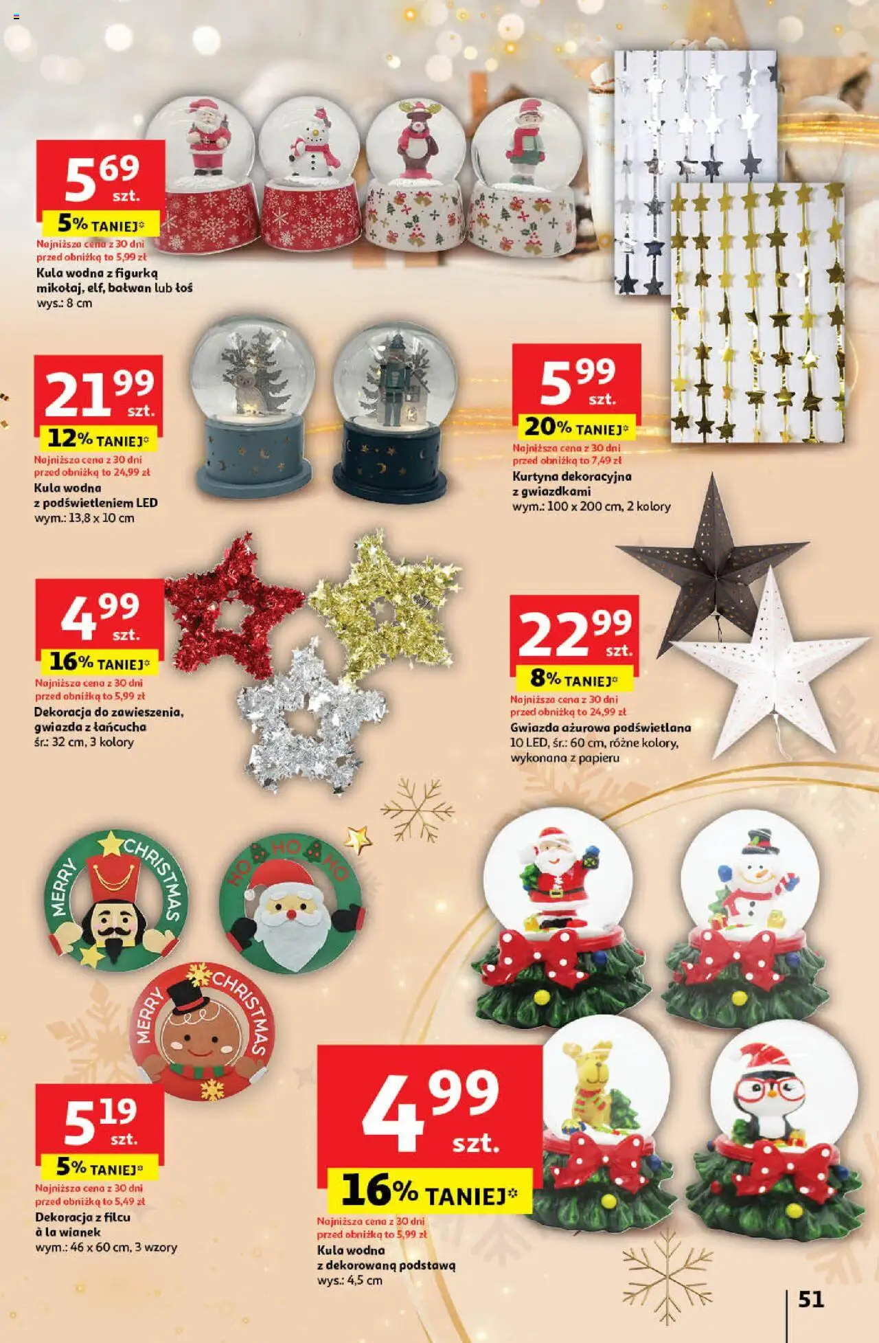 Auchan Pewność Niskich Cen Hipermarket gazetka ważna od 05.12.2024 do 11.12.2024 strona 51