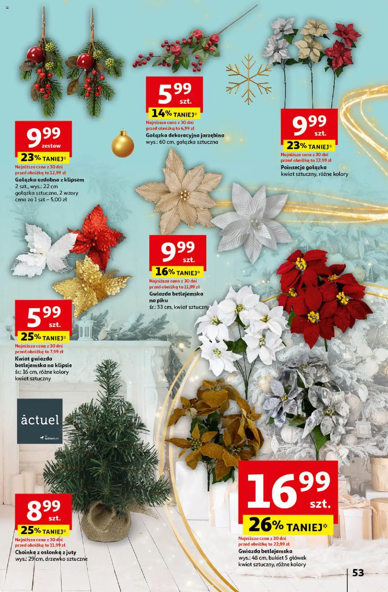 Auchan Pewność Niskich Cen Hipermarket gazetka ważna od 05.12.2024 do 11.12.2024 strona 53