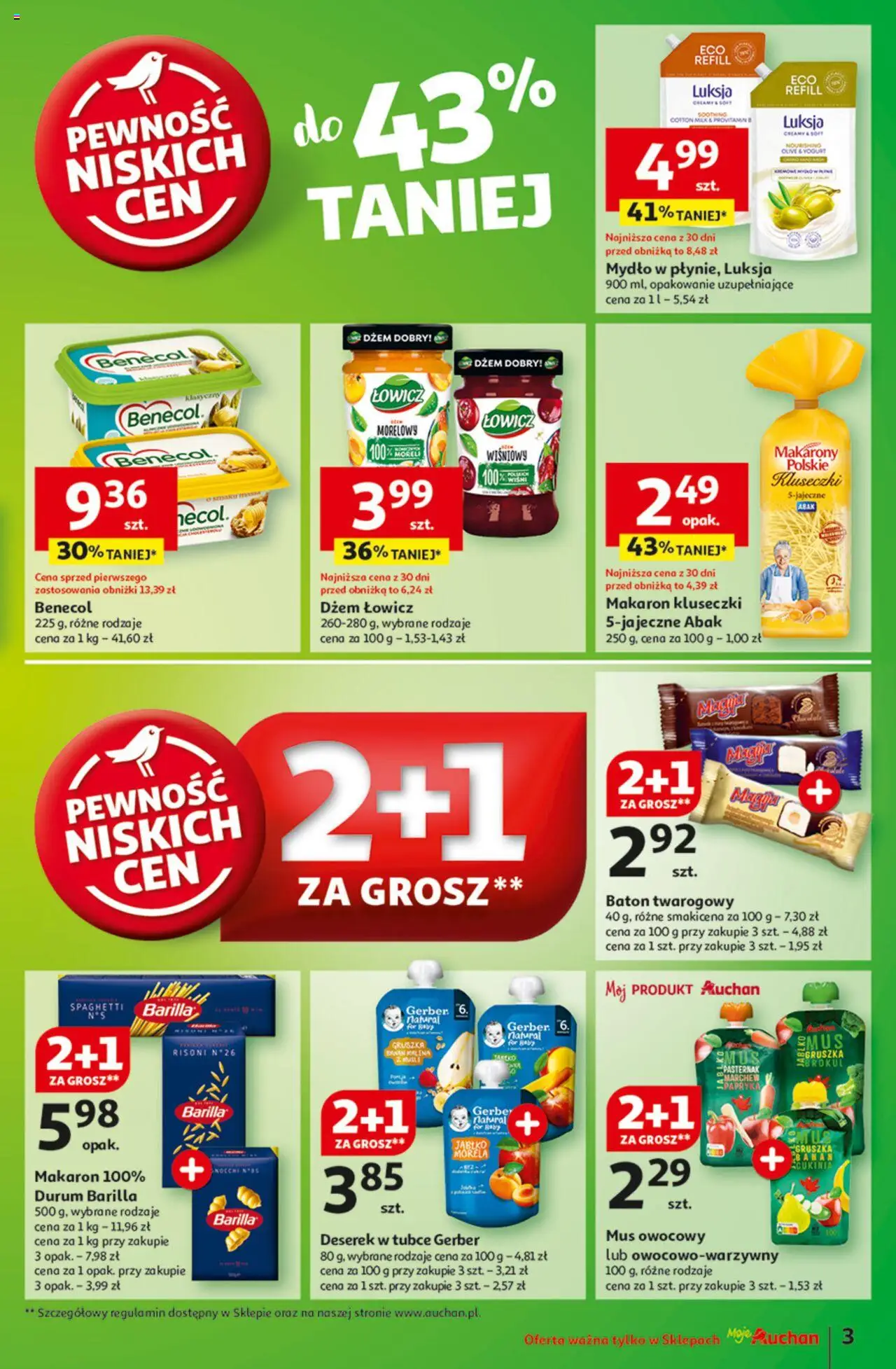 Auchan Pewność Niskich Cen Hipermarket Gazetka  ważna od 06.03.2025 do  12.03.2025 strona 3