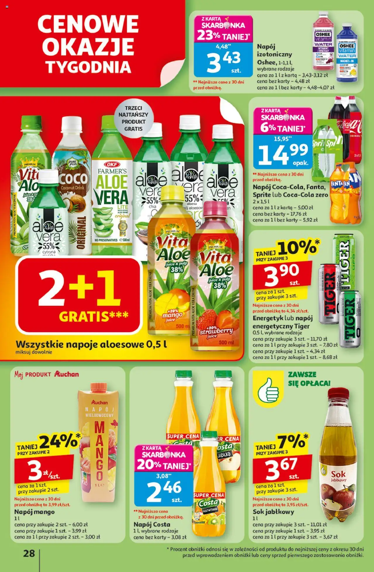 Auchan Pewność niskich cen Hipermarket Gazetka ważna od 07.08.2025 do 13.08.2025 strona 28