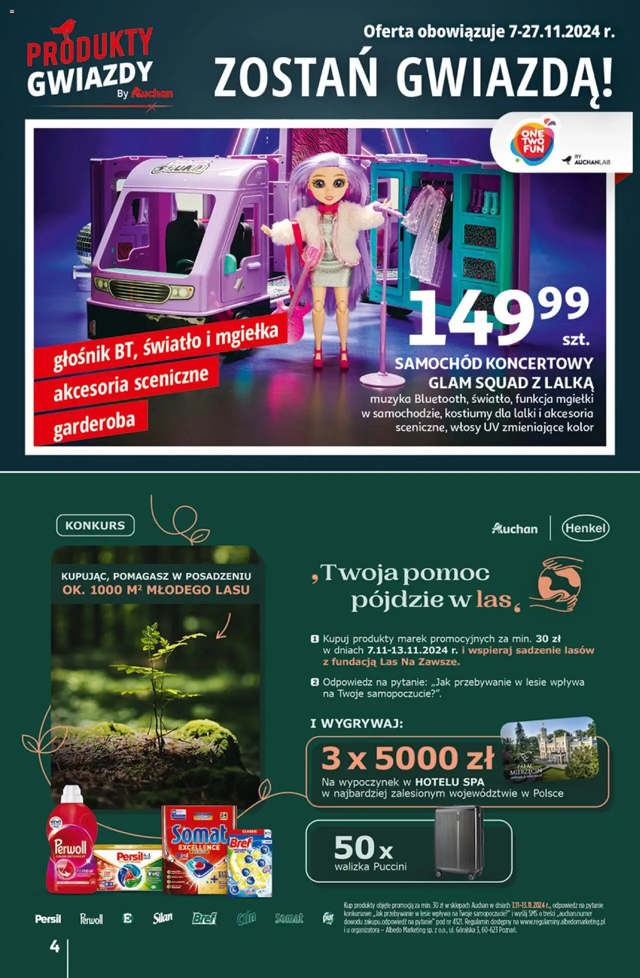 Auchan Pewność Niskich Cen Hipermarket  Gazetka ważna od 07.11.2024 do 13.11.2024 strona 4