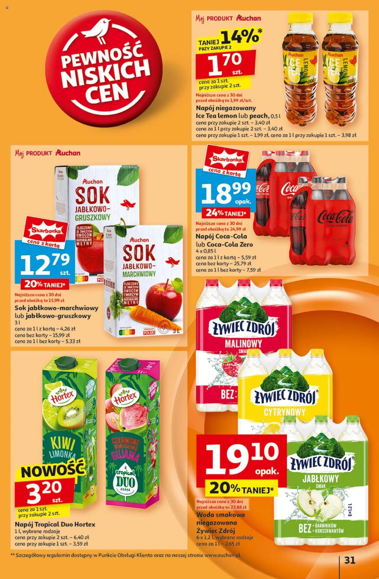 Auchan Pewność Niskich Cen Hipermarket  Gazetka ważna od 07.11.2024 do 13.11.2024 strona 32