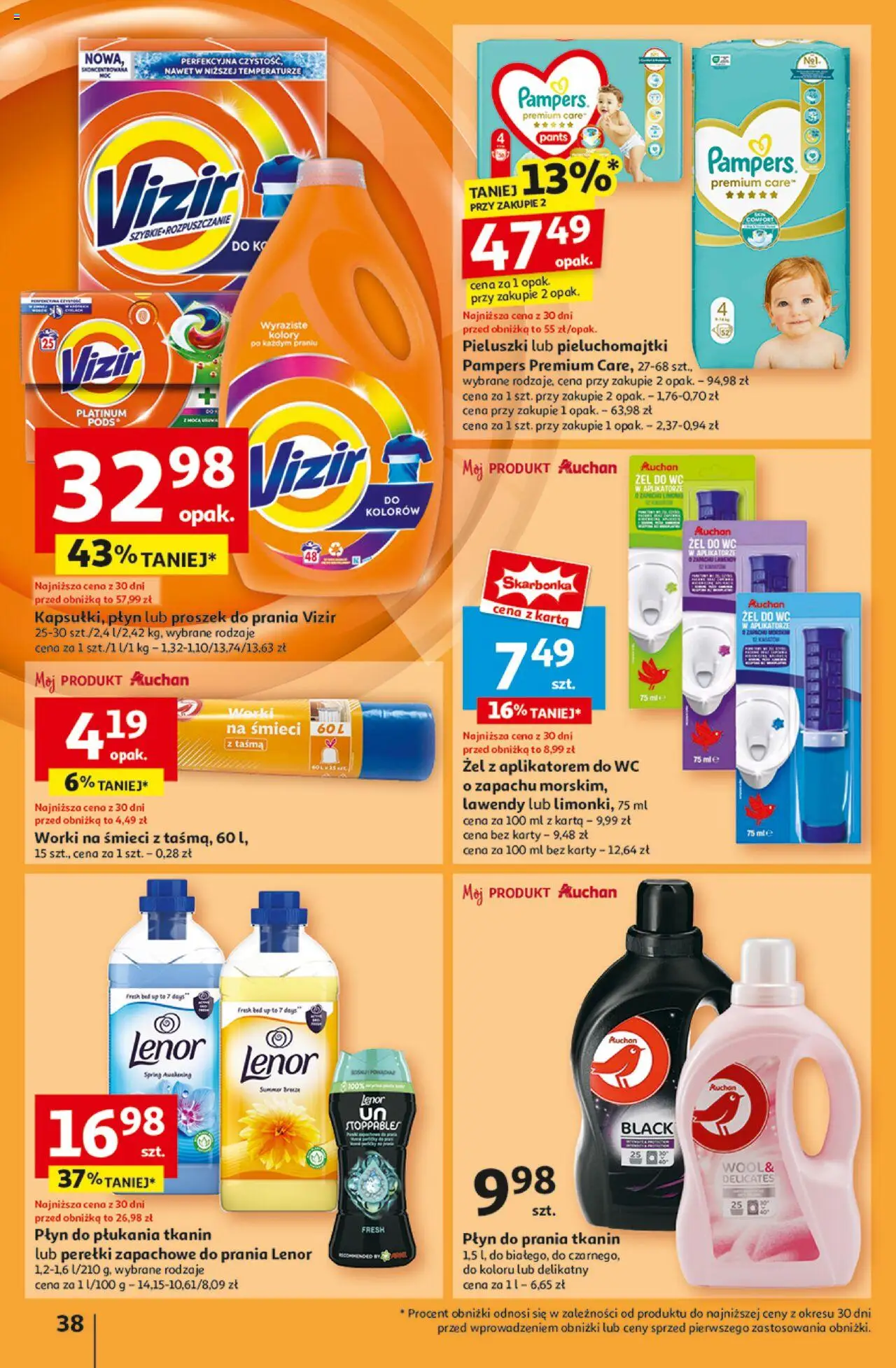 Auchan Pewność Niskich Cen Hipermarket  Gazetka ważna od 07.11.2024 do 13.11.2024 strona 36