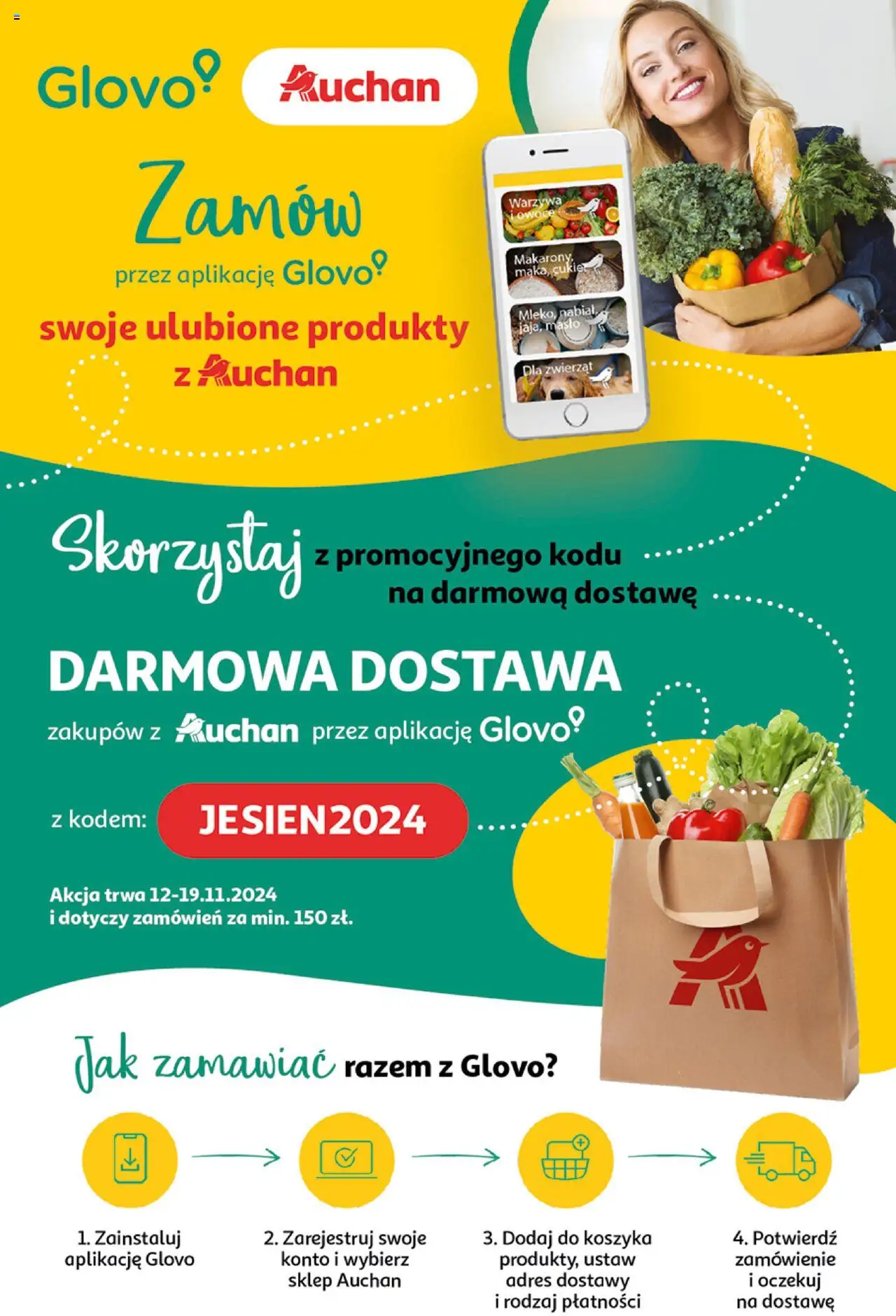 Auchan Pewność Niskich Cen Hipermarket  Gazetka ważna od 07.11.2024 do 13.11.2024 strona 41