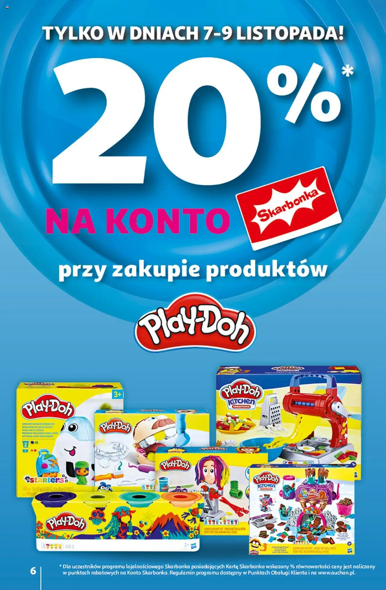 Auchan Pewność Niskich Cen Hipermarket  Gazetka ważna od 07.11.2024 do 13.11.2024 strona 6