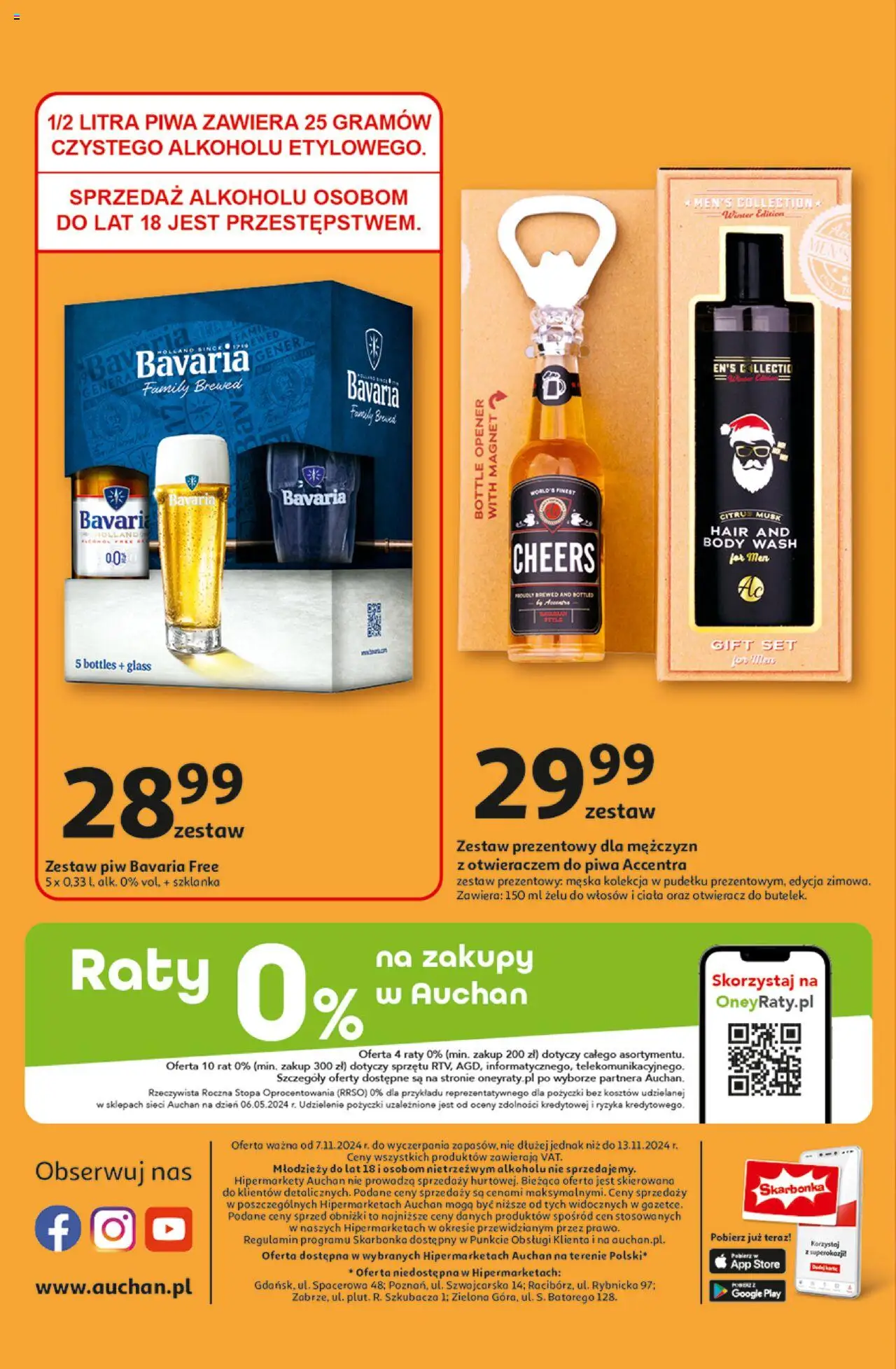Auchan Pewność Niskich Cen Hipermarket  Gazetka ważna od 07.11.2024 do 13.11.2024 strona 57