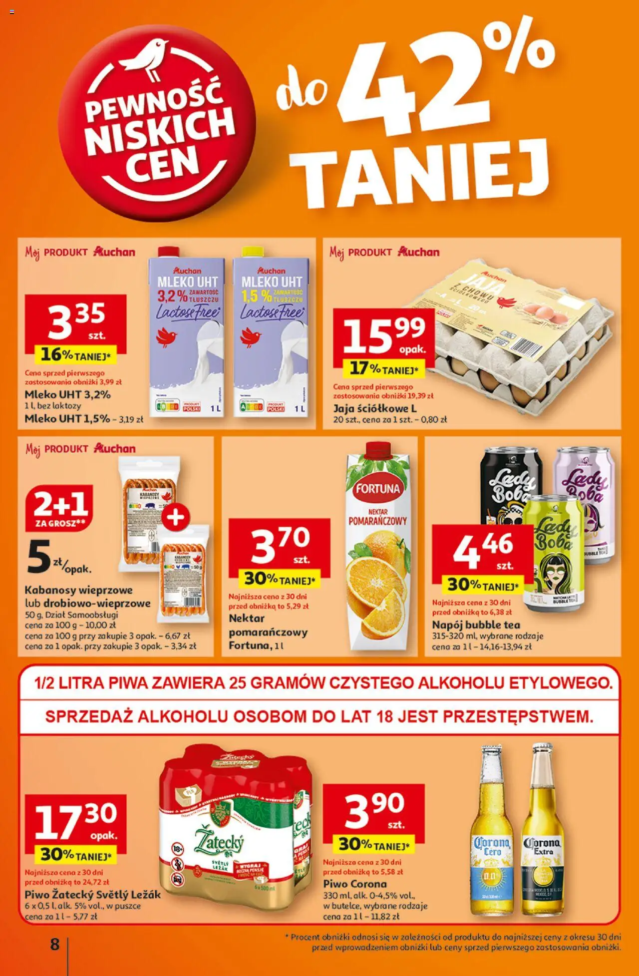 Auchan Pewność Niskich Cen Hipermarket  Gazetka ważna od 07.11.2024 do 13.11.2024 strona 10