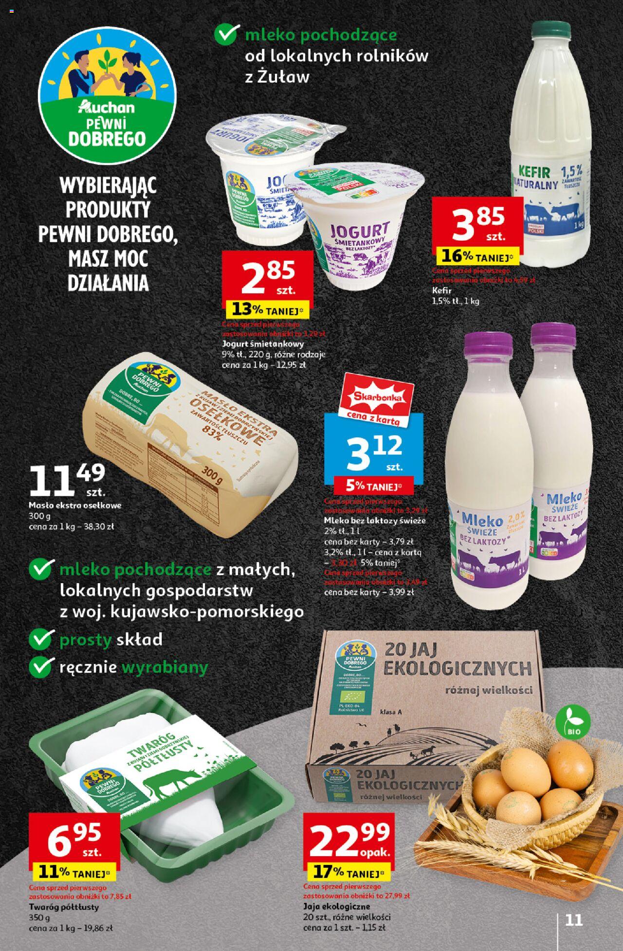 Auchan Pewność Niskich Cen Hipermarket Gazetka ważna od 10.10.2024 do 16.10.2024 strona 11