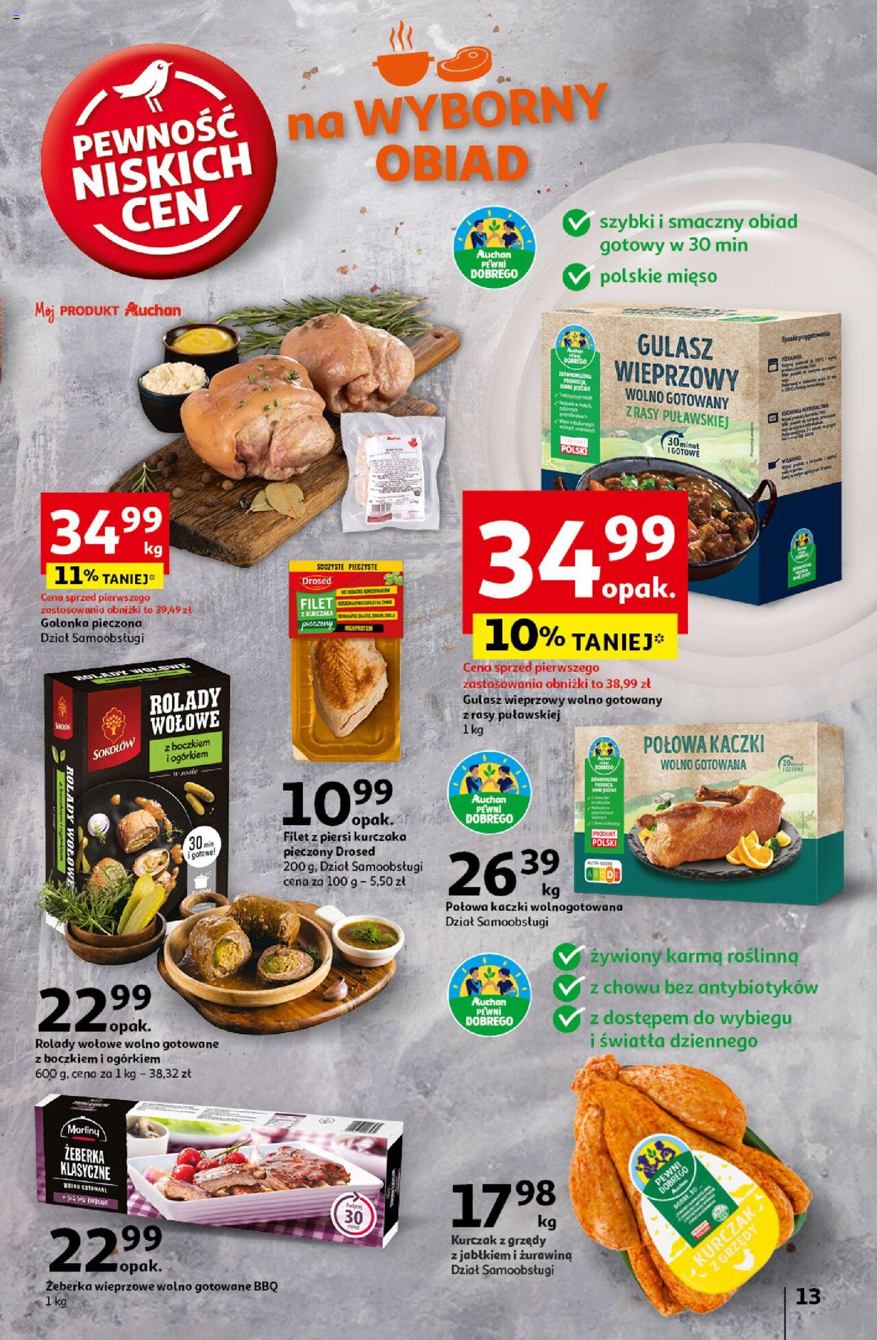 Auchan Pewność Niskich Cen Hipermarket Gazetka ważna od 10.10.2024 do 16.10.2024 strona 15