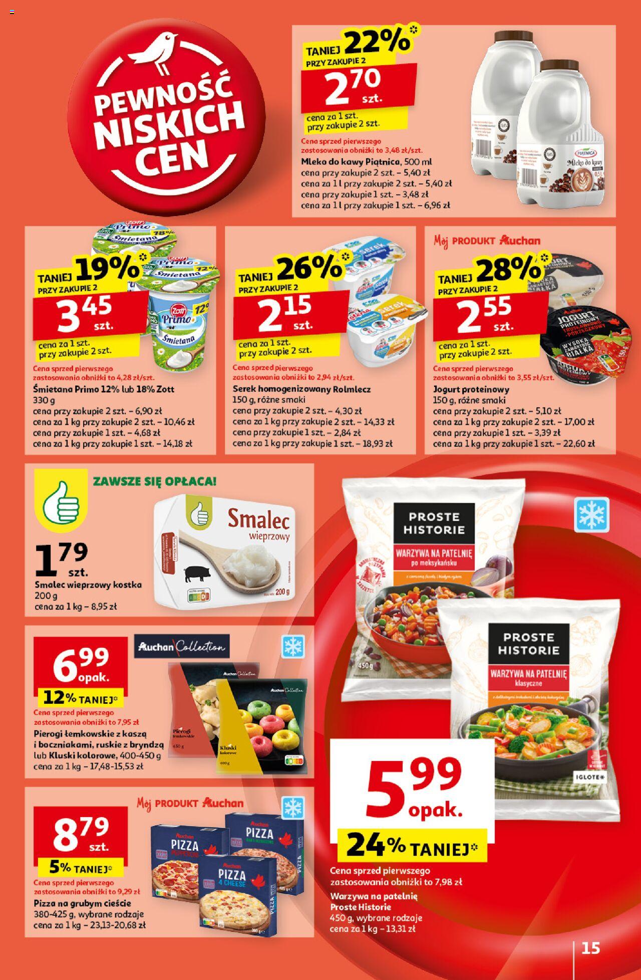 Auchan Pewność Niskich Cen Hipermarket Gazetka ważna od 10.10.2024 do 16.10.2024 strona 16