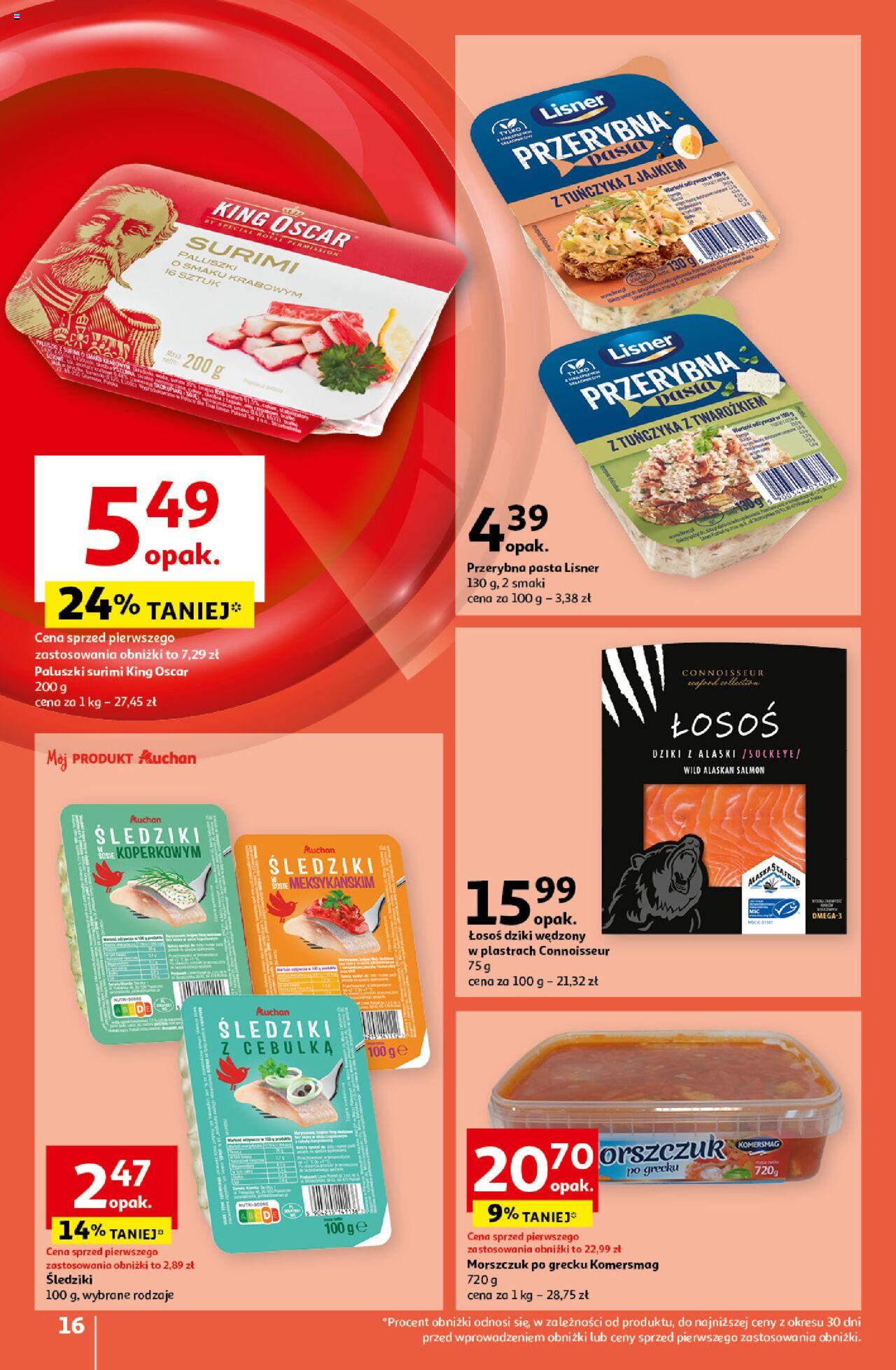 Auchan Pewność Niskich Cen Hipermarket Gazetka ważna od 10.10.2024 do 16.10.2024 strona 18