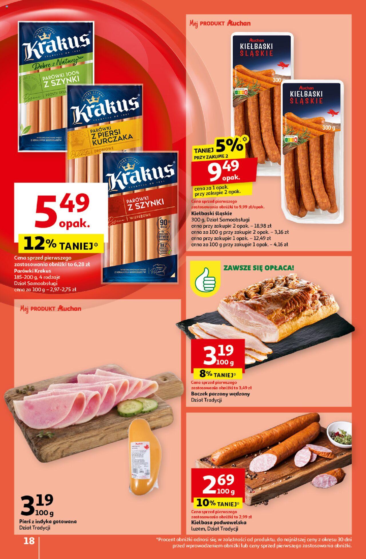Auchan Pewność Niskich Cen Hipermarket Gazetka ważna od 10.10.2024 do 16.10.2024 strona 20