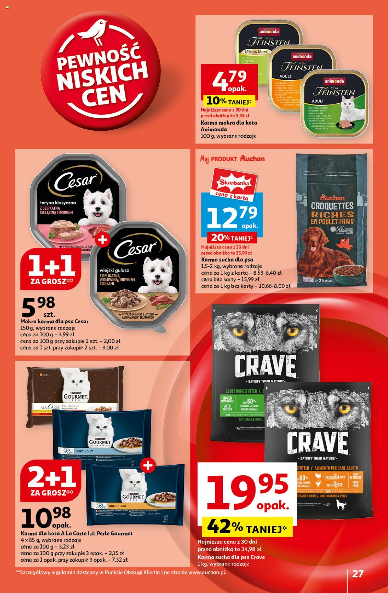 Auchan Pewność Niskich Cen Hipermarket Gazetka ważna od 10.10.2024 do 16.10.2024 strona 29