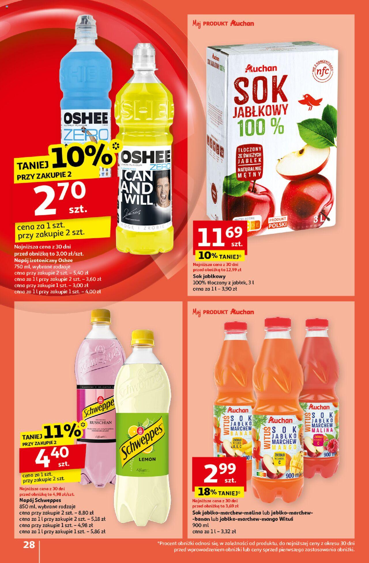 Auchan Pewność Niskich Cen Hipermarket Gazetka ważna od 10.10.2024 do 16.10.2024 strona 30