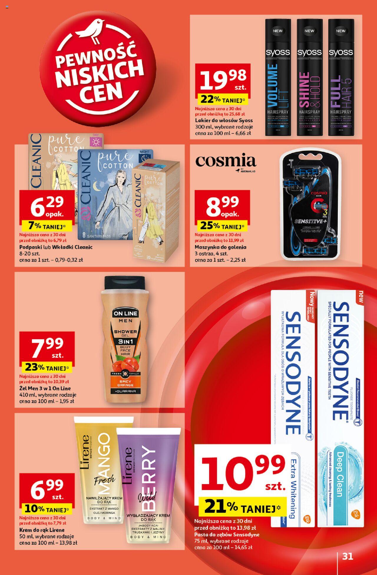 Auchan Pewność Niskich Cen Hipermarket Gazetka ważna od 10.10.2024 do 16.10.2024 strona 33