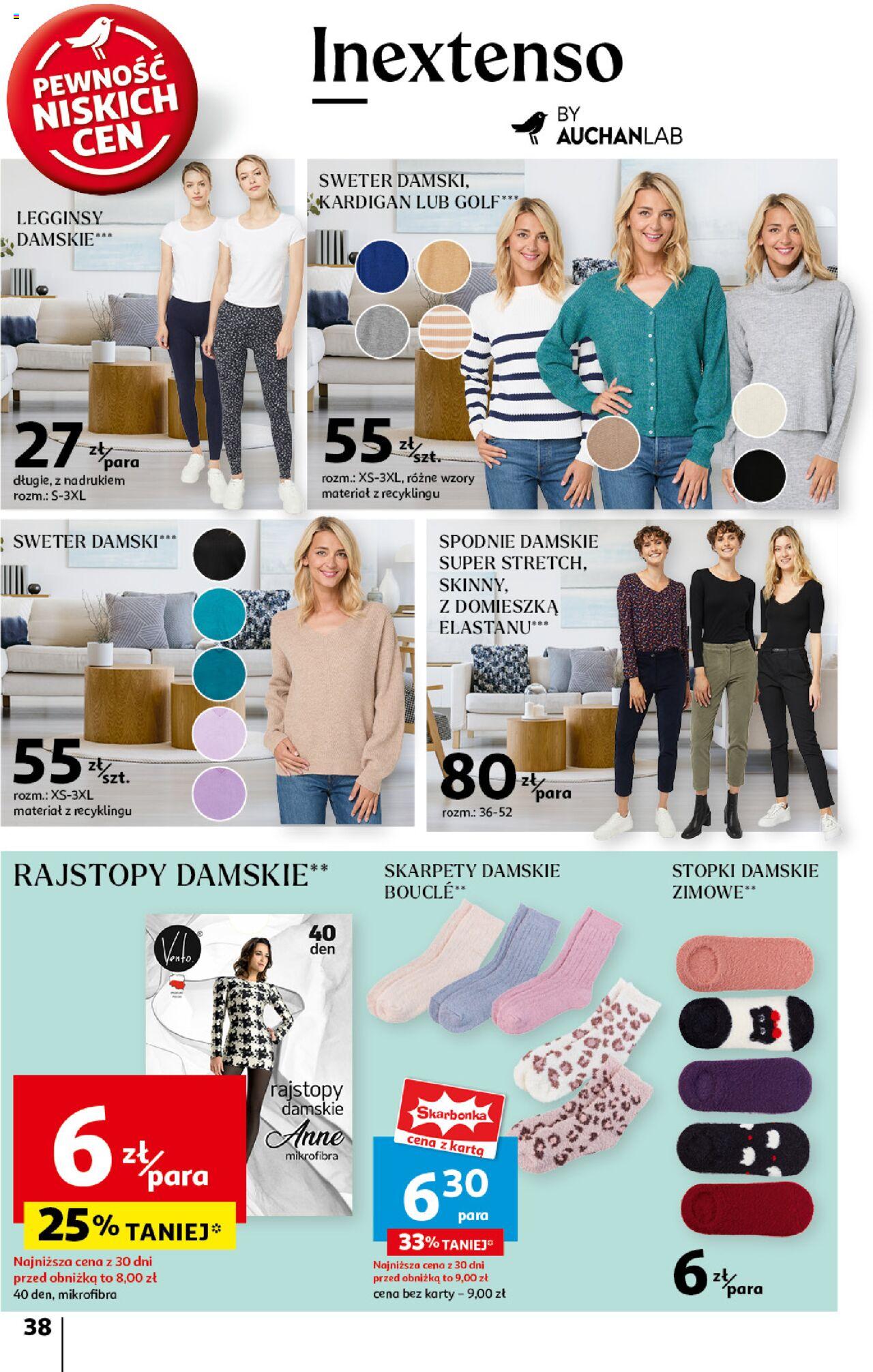 Auchan Pewność Niskich Cen Hipermarket Gazetka ważna od 10.10.2024 do 16.10.2024 strona 43