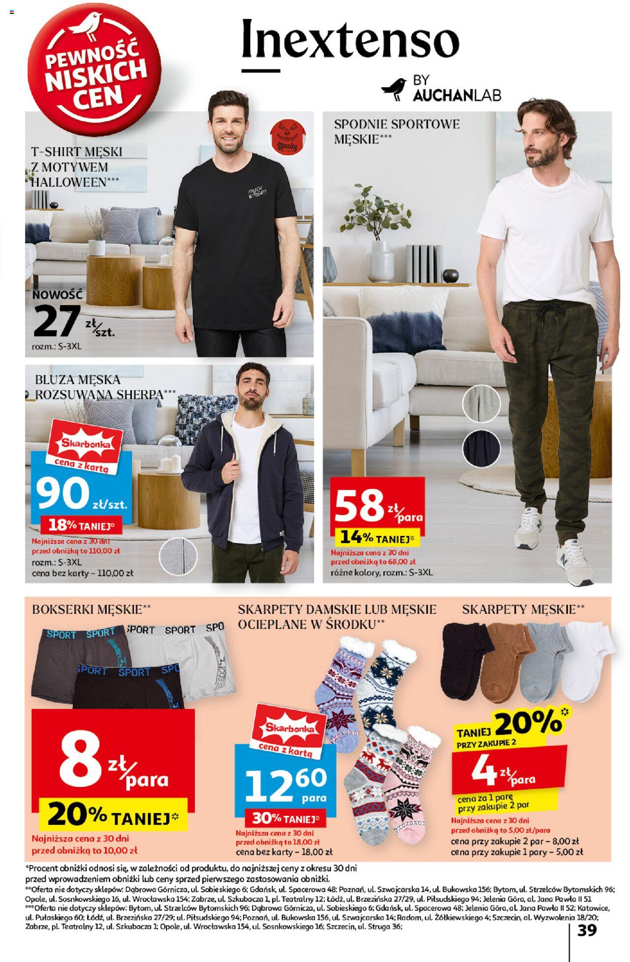 Auchan Pewność Niskich Cen Hipermarket Gazetka ważna od 10.10.2024 do 16.10.2024 strona 44