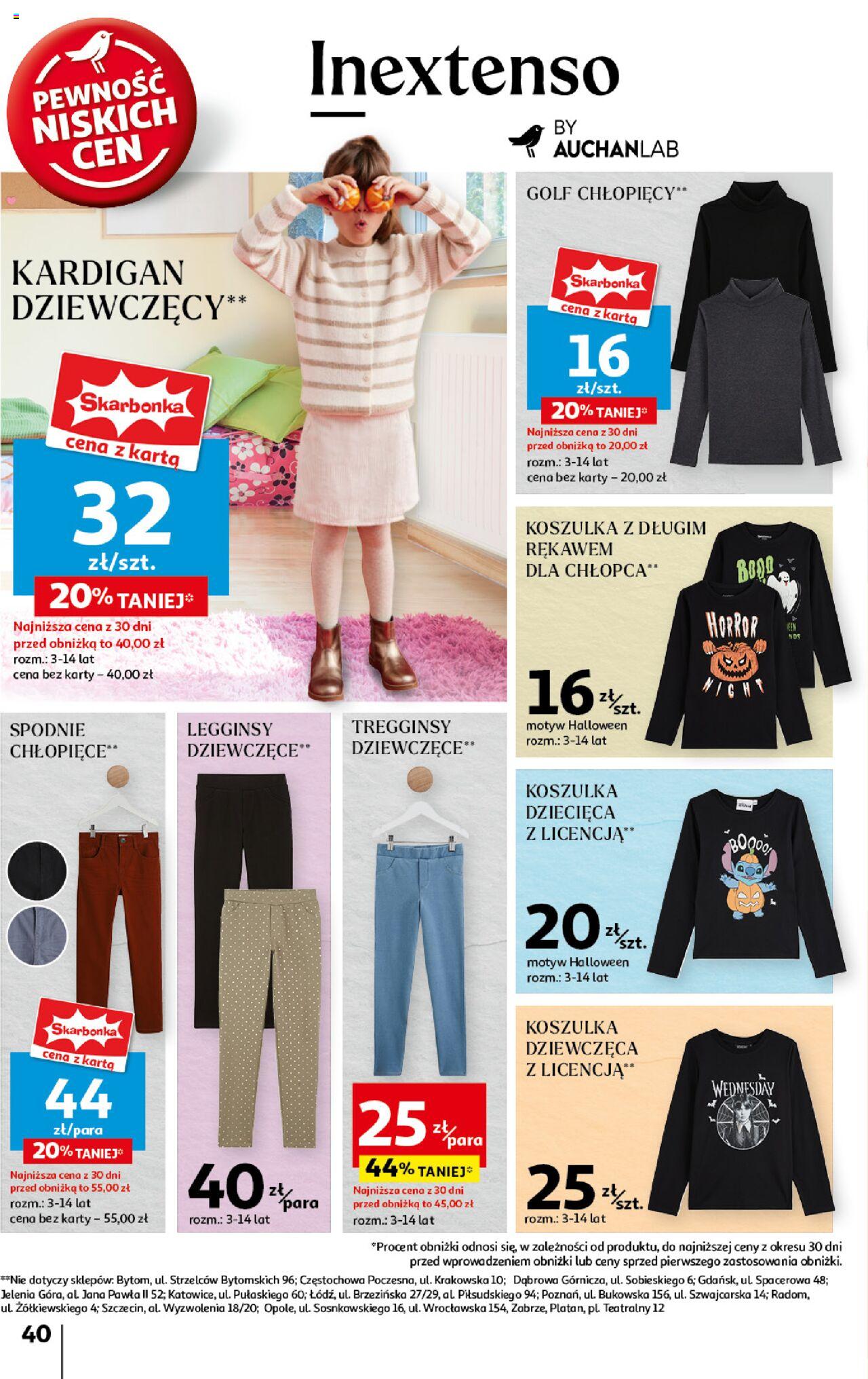Auchan Pewność Niskich Cen Hipermarket Gazetka ważna od 10.10.2024 do 16.10.2024 strona 45