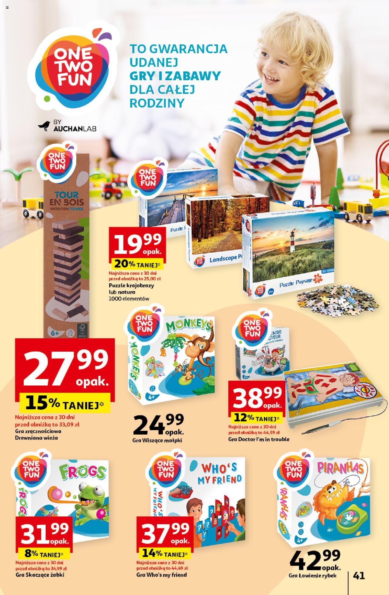 Auchan Pewność Niskich Cen Hipermarket Gazetka ważna od 10.10.2024 do 16.10.2024 strona 46