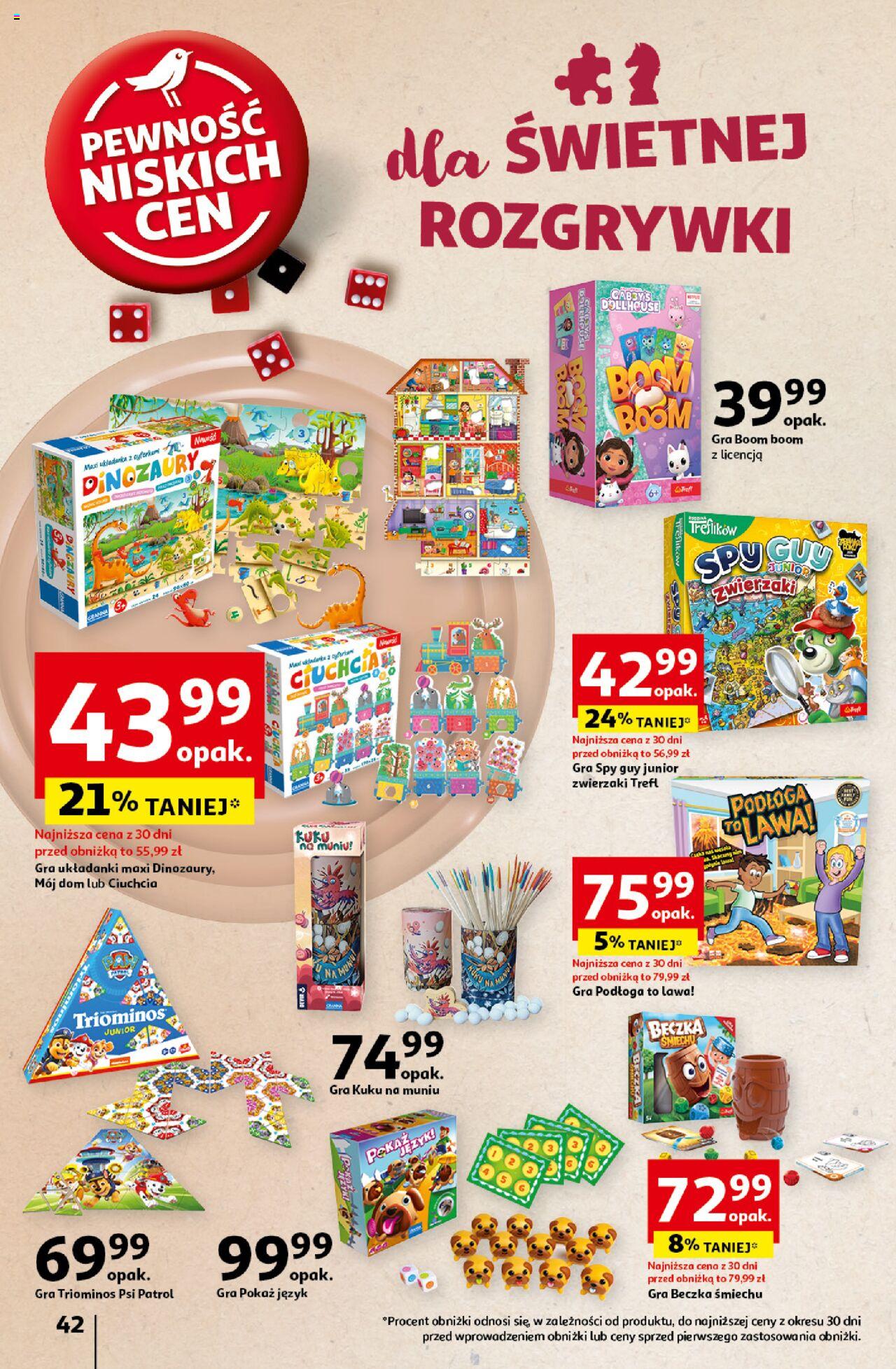Auchan Pewność Niskich Cen Hipermarket Gazetka ważna od 10.10.2024 do 16.10.2024 strona 47