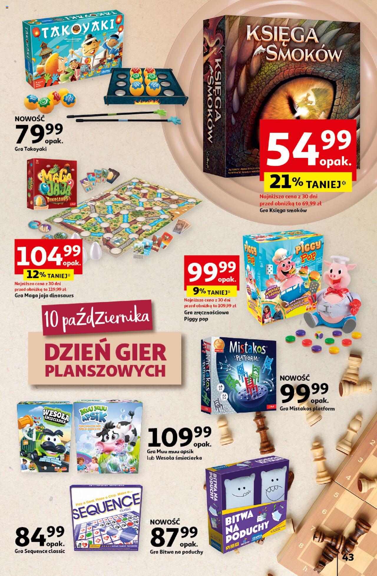 Auchan Pewność Niskich Cen Hipermarket Gazetka ważna od 10.10.2024 do 16.10.2024 strona 48