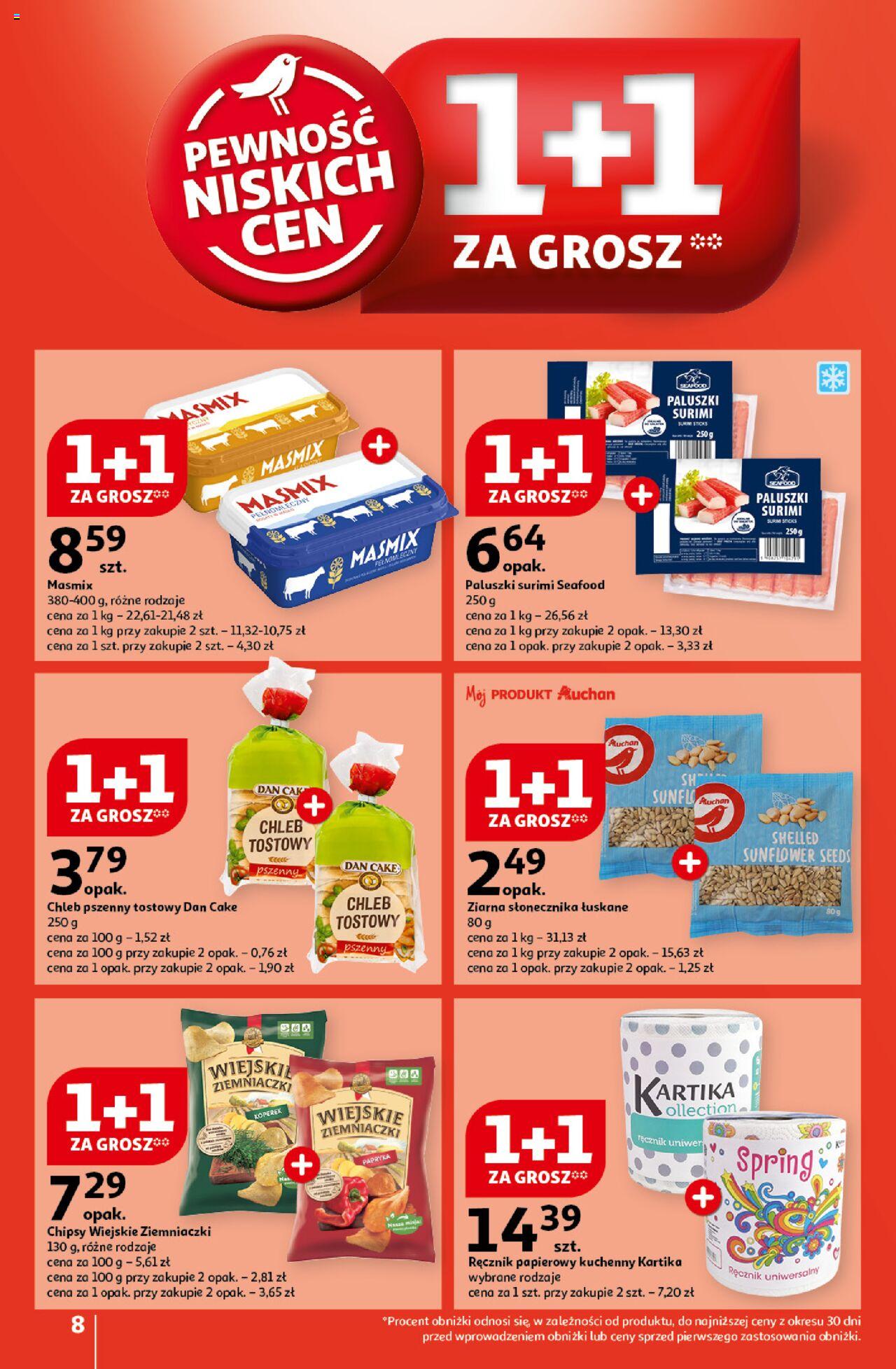 Auchan Pewność Niskich Cen Hipermarket Gazetka ważna od 10.10.2024 do 16.10.2024 strona 8