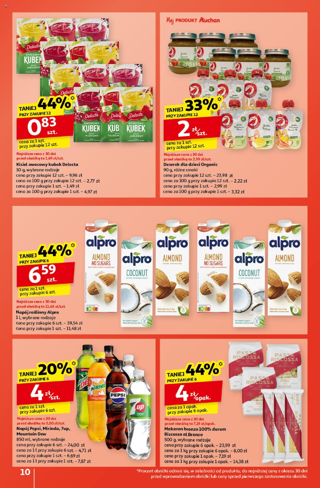 Auchan Pewność Niskich Cen Hipermarket Gazetka ważna od 10.10.2024 do 16.10.2024 strona 10