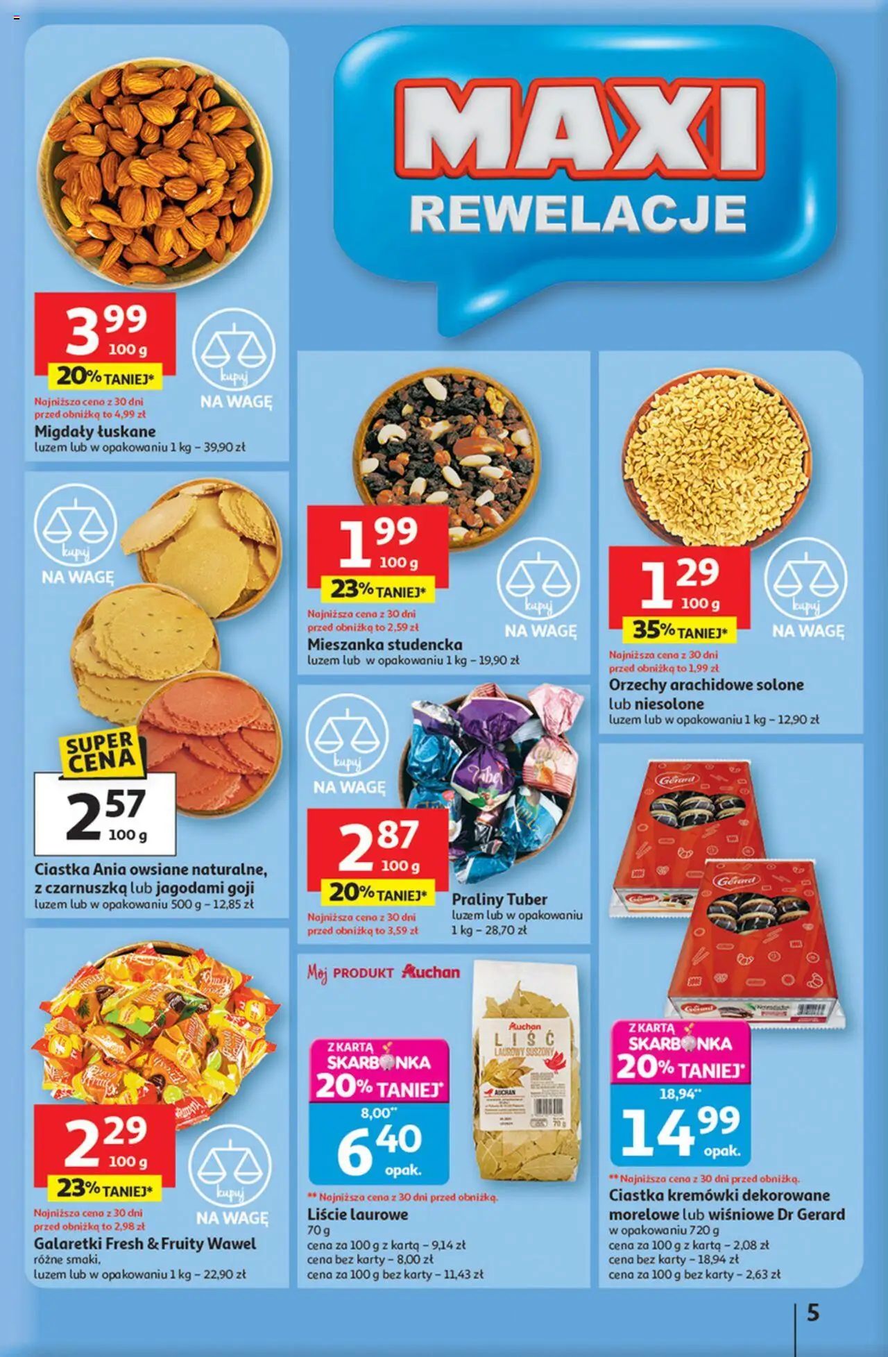 Auchan Pewność niskich cen Hipermarket Gazetka ważna od 11.09.2025 do 17.09.2025 strona 5