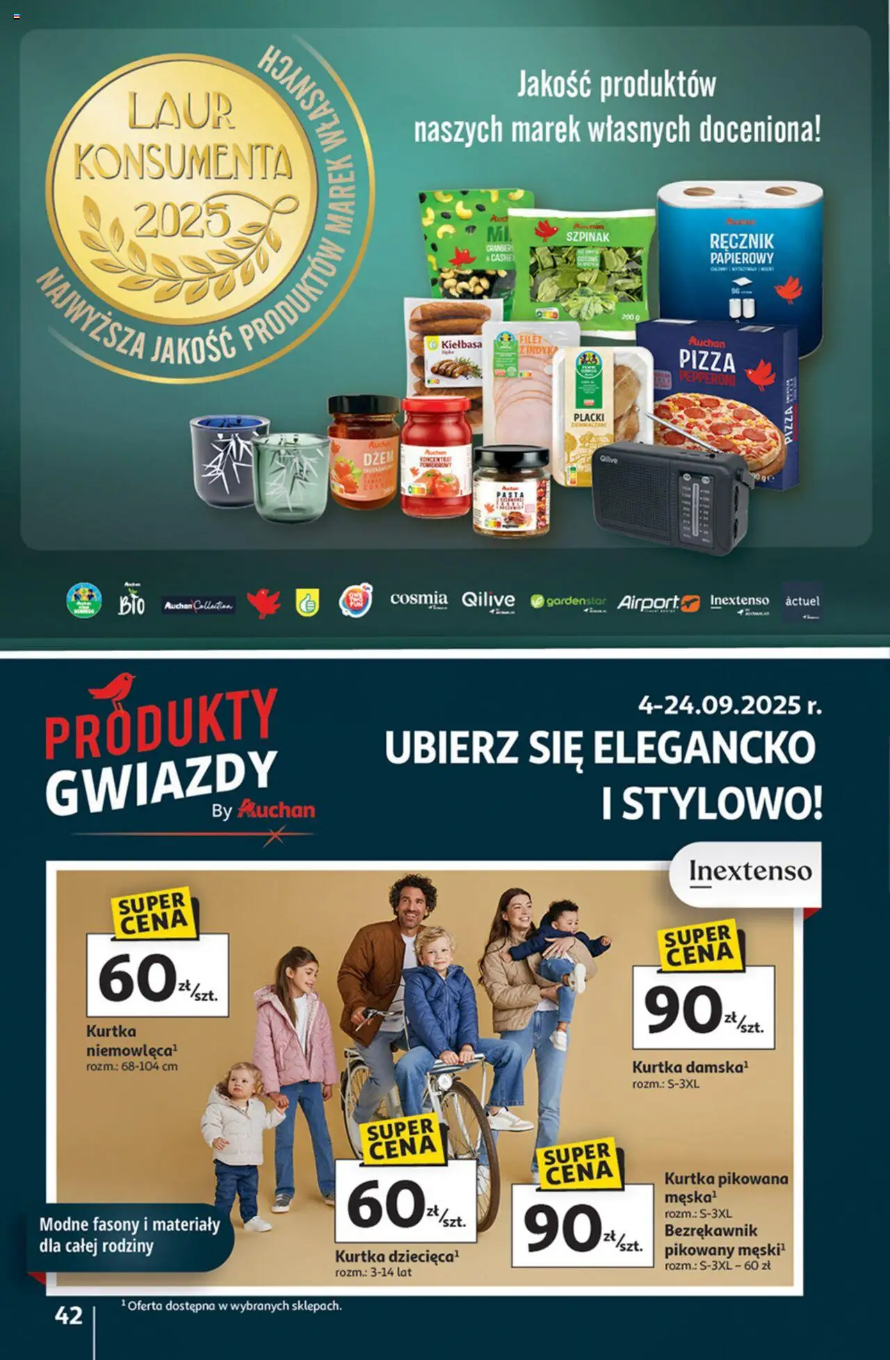 Auchan Pewność niskich cen Hipermarket Gazetka ważna od 11.09.2025 do 17.09.2025 strona 41
