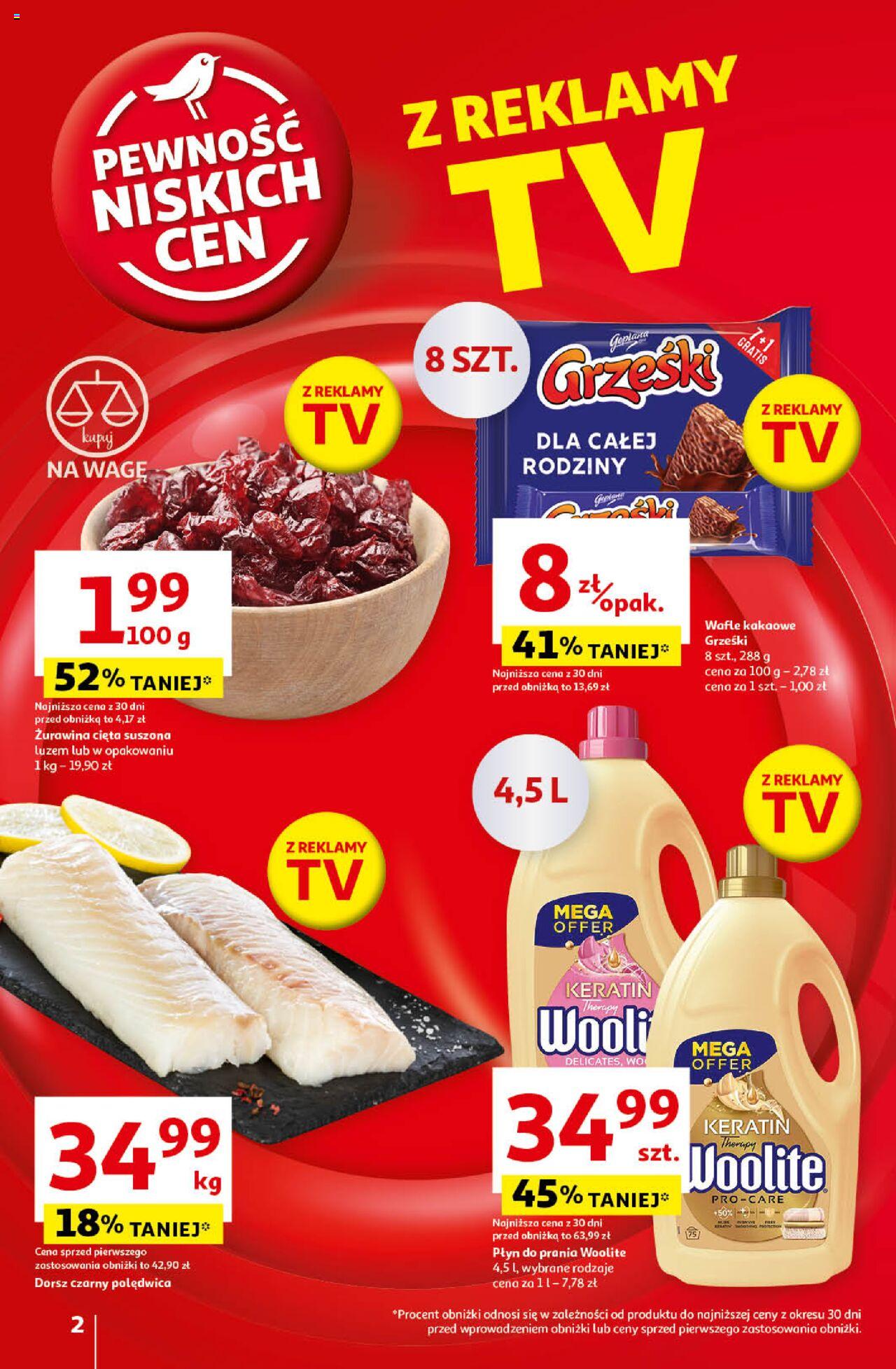 Auchan Pewność Niskich Cen Hipermarket Gazetka ważna od 12.09.2024 do 18.09.2024 strona 2