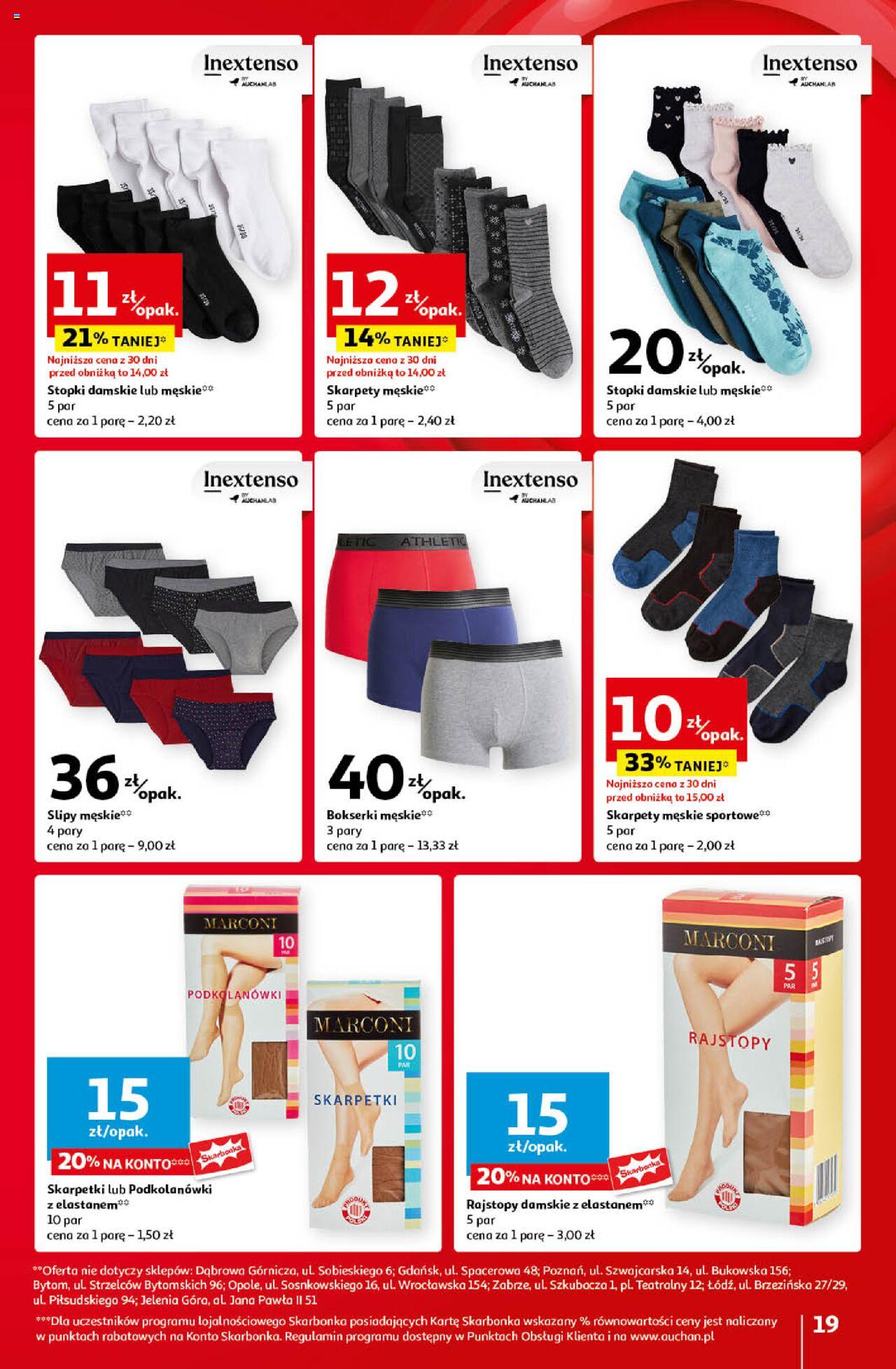 Auchan Pewność Niskich Cen Hipermarket Gazetka ważna od 12.09.2024 do 18.09.2024 strona 19