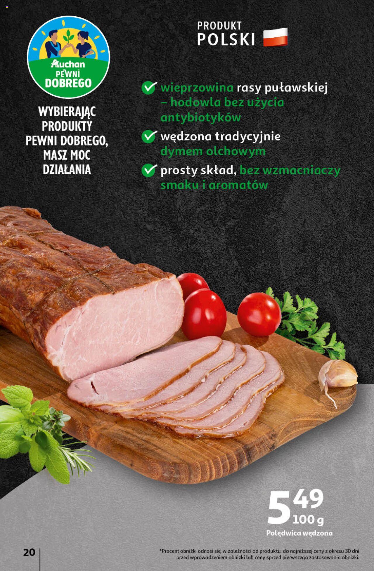 Auchan Pewność Niskich Cen Hipermarket Gazetka ważna od 12.09.2024 do 18.09.2024 strona 20
