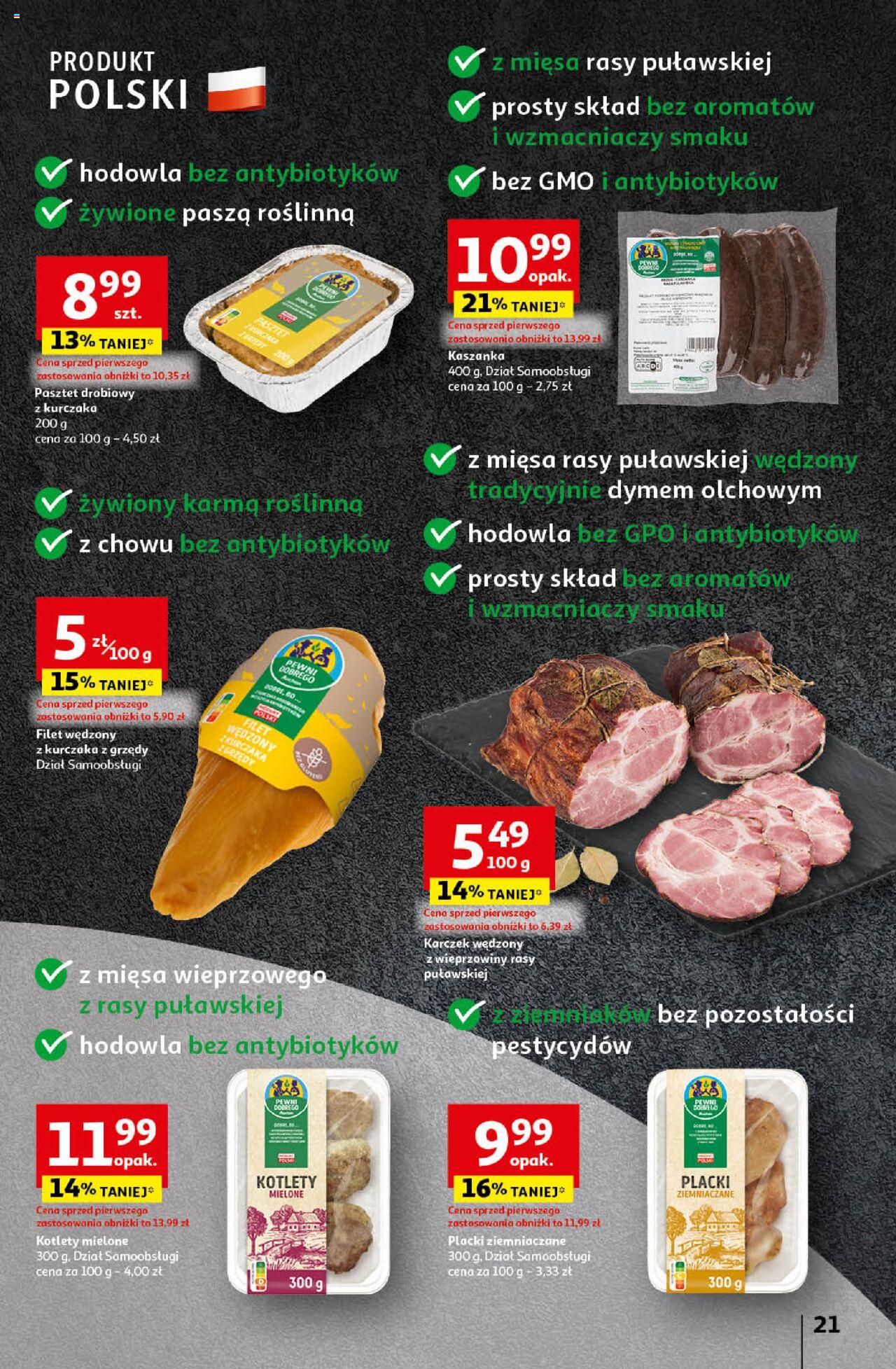 Auchan Pewność Niskich Cen Hipermarket Gazetka ważna od 12.09.2024 do 18.09.2024 strona 21
