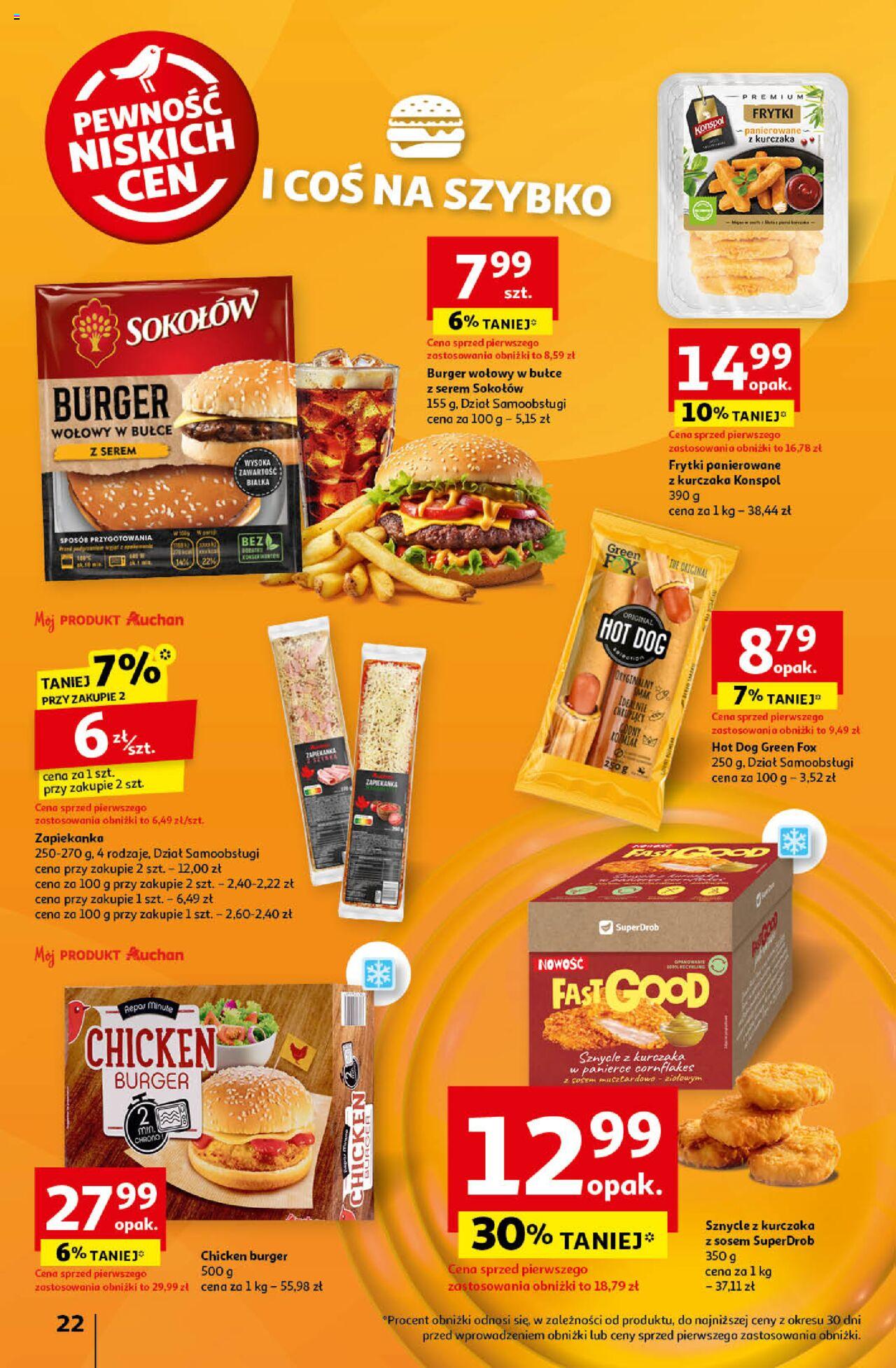 Auchan Pewność Niskich Cen Hipermarket Gazetka ważna od 12.09.2024 do 18.09.2024 strona 22