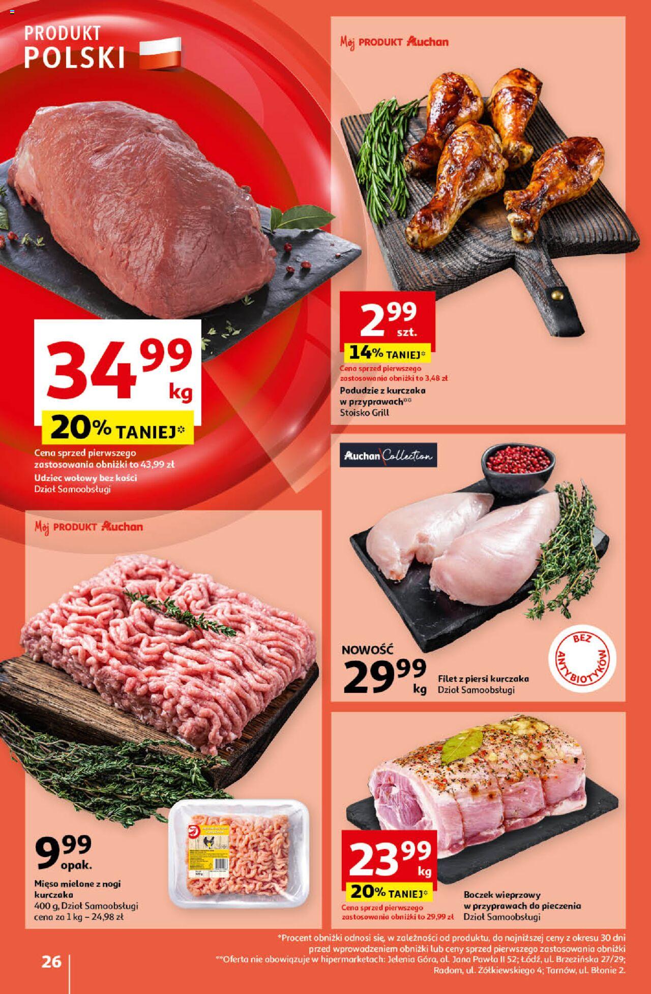 Auchan Pewność Niskich Cen Hipermarket Gazetka ważna od 12.09.2024 do 18.09.2024 strona 26