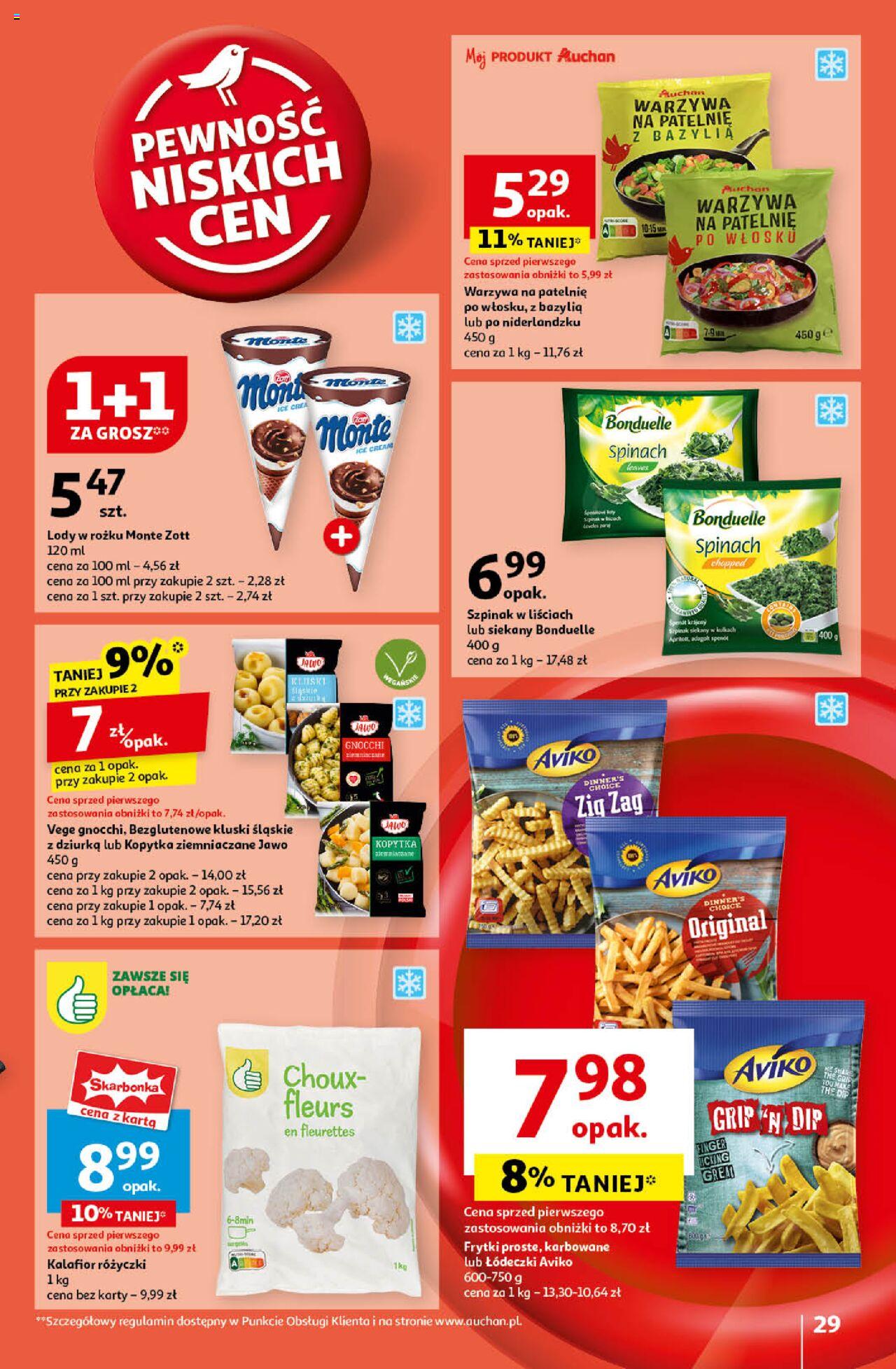Auchan Pewność Niskich Cen Hipermarket Gazetka ważna od 12.09.2024 do 18.09.2024 strona 29