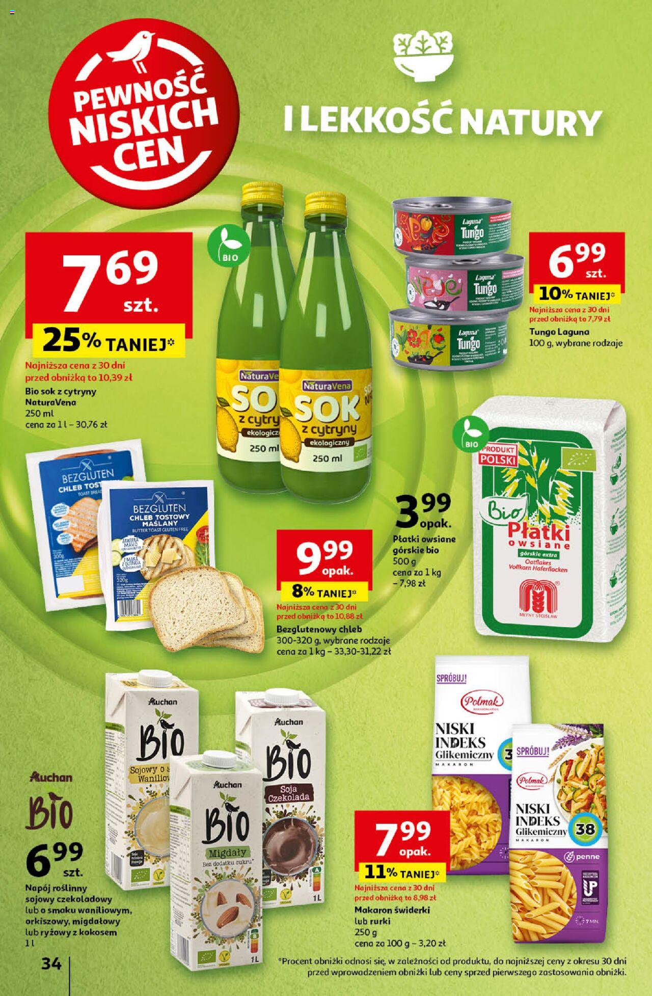 Auchan Pewność Niskich Cen Hipermarket Gazetka ważna od 12.09.2024 do 18.09.2024 strona 34