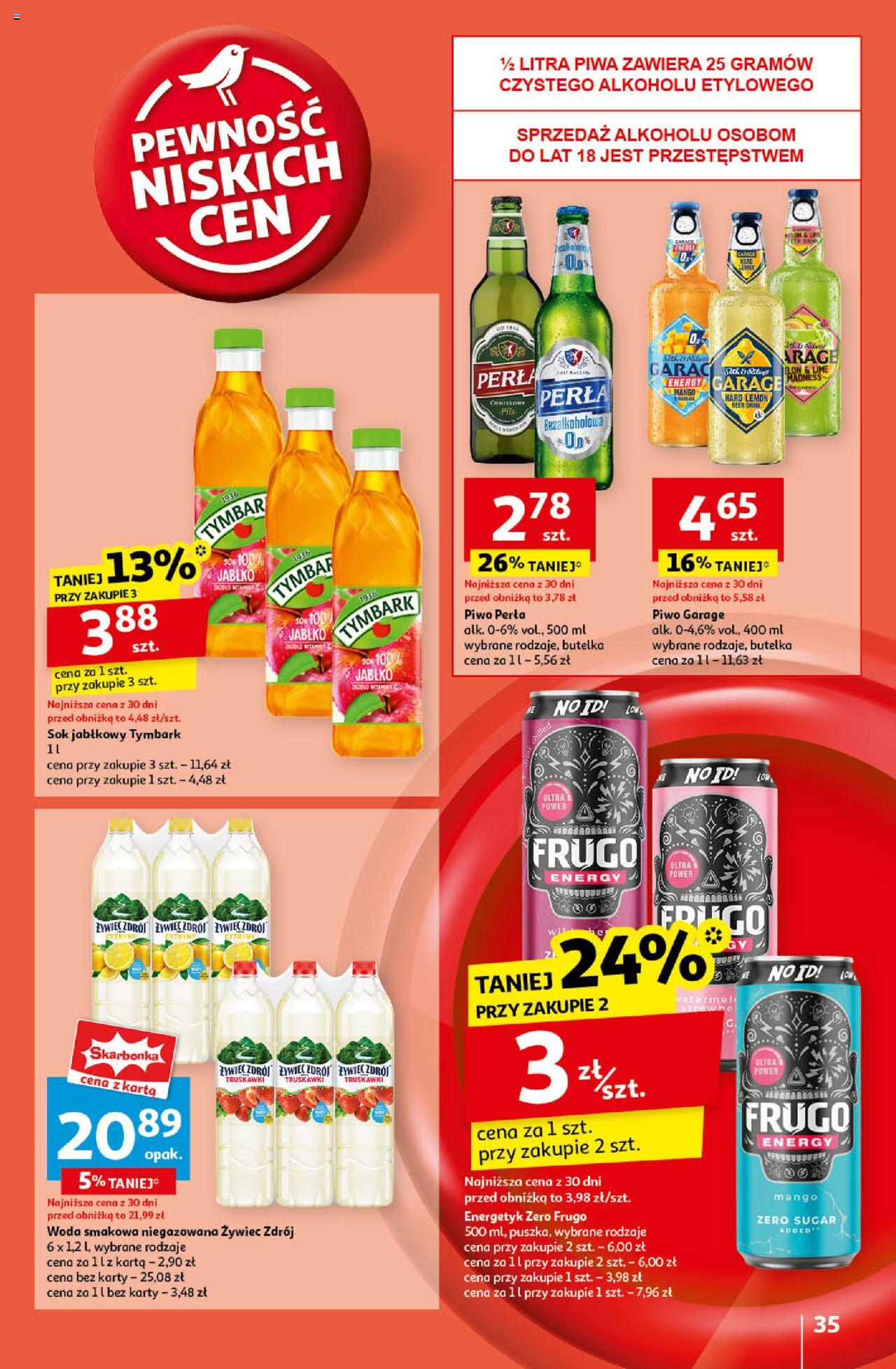 Auchan Pewność Niskich Cen Hipermarket Gazetka ważna od 12.09.2024 do 18.09.2024 strona 35
