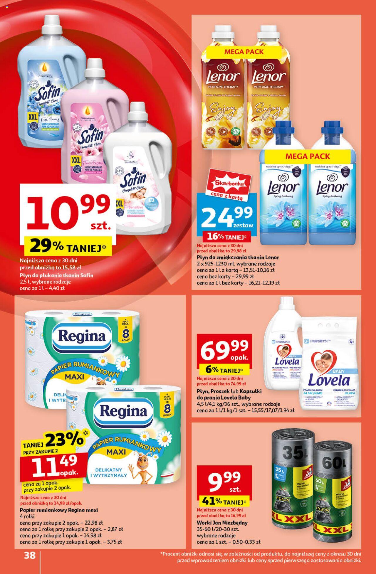 Auchan Pewność Niskich Cen Hipermarket Gazetka ważna od 12.09.2024 do 18.09.2024 strona 38