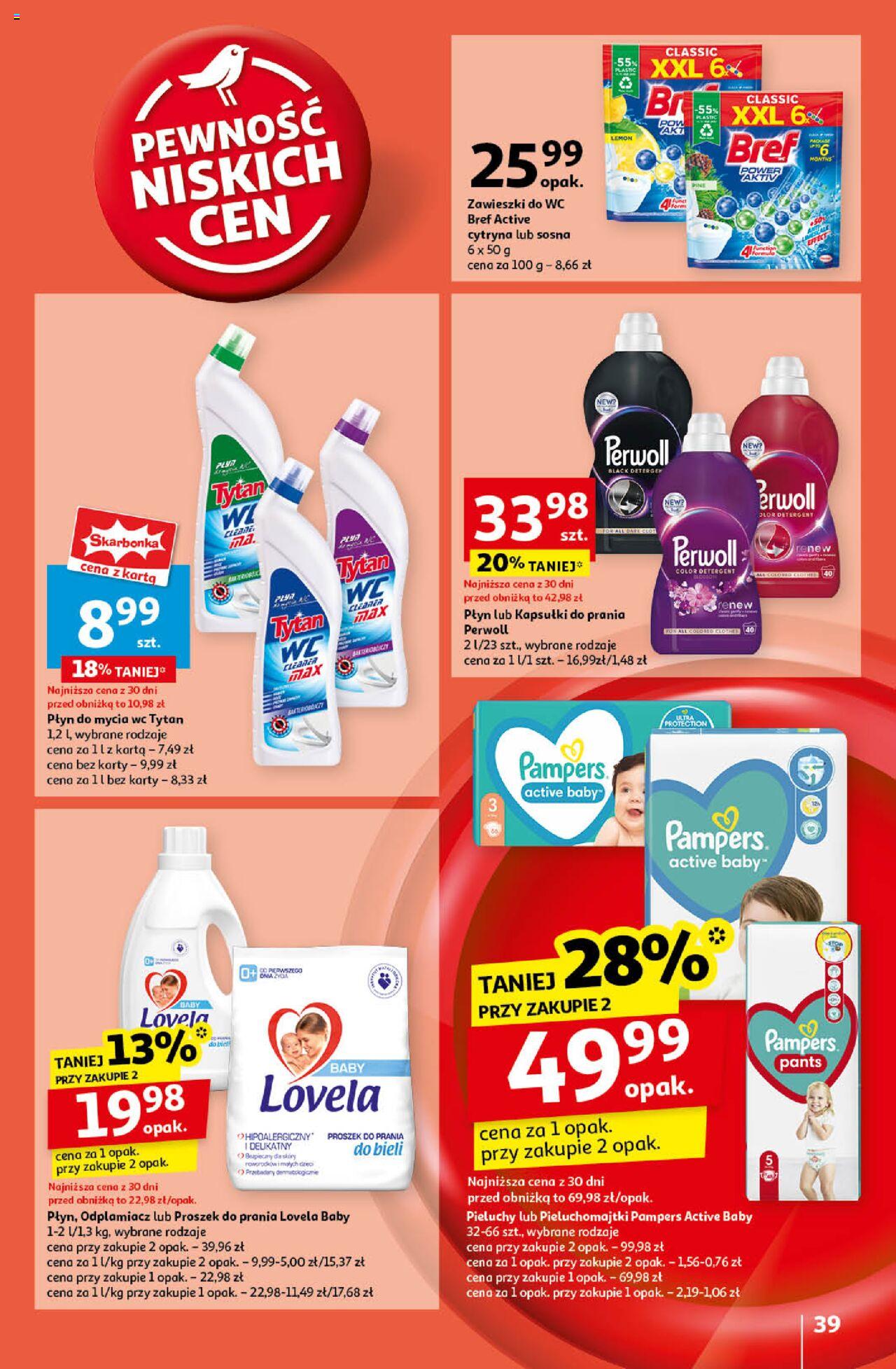 Auchan Pewność Niskich Cen Hipermarket Gazetka ważna od 12.09.2024 do 18.09.2024 strona 39
