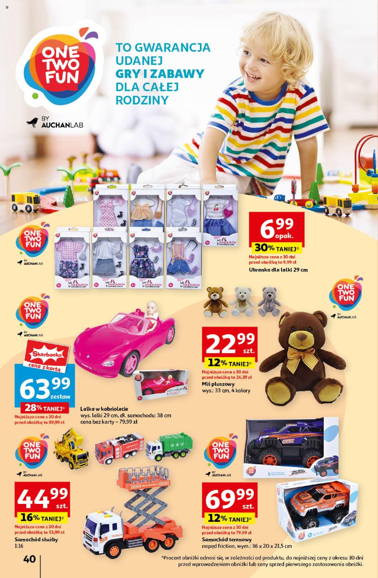 Auchan Pewność Niskich Cen Hipermarket Gazetka ważna od 12.09.2024 do 18.09.2024 strona 40