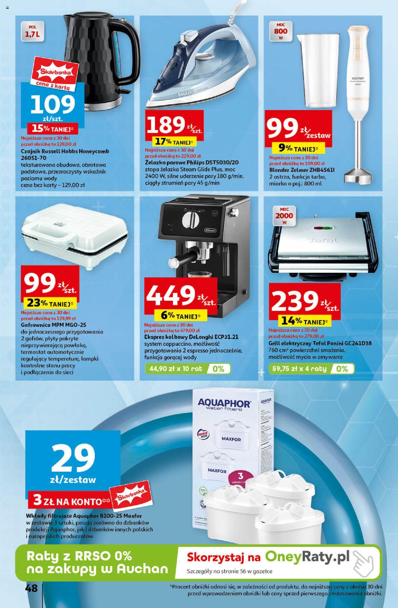 Auchan Pewność Niskich Cen Hipermarket Gazetka ważna od 12.09.2024 do 18.09.2024 strona 48