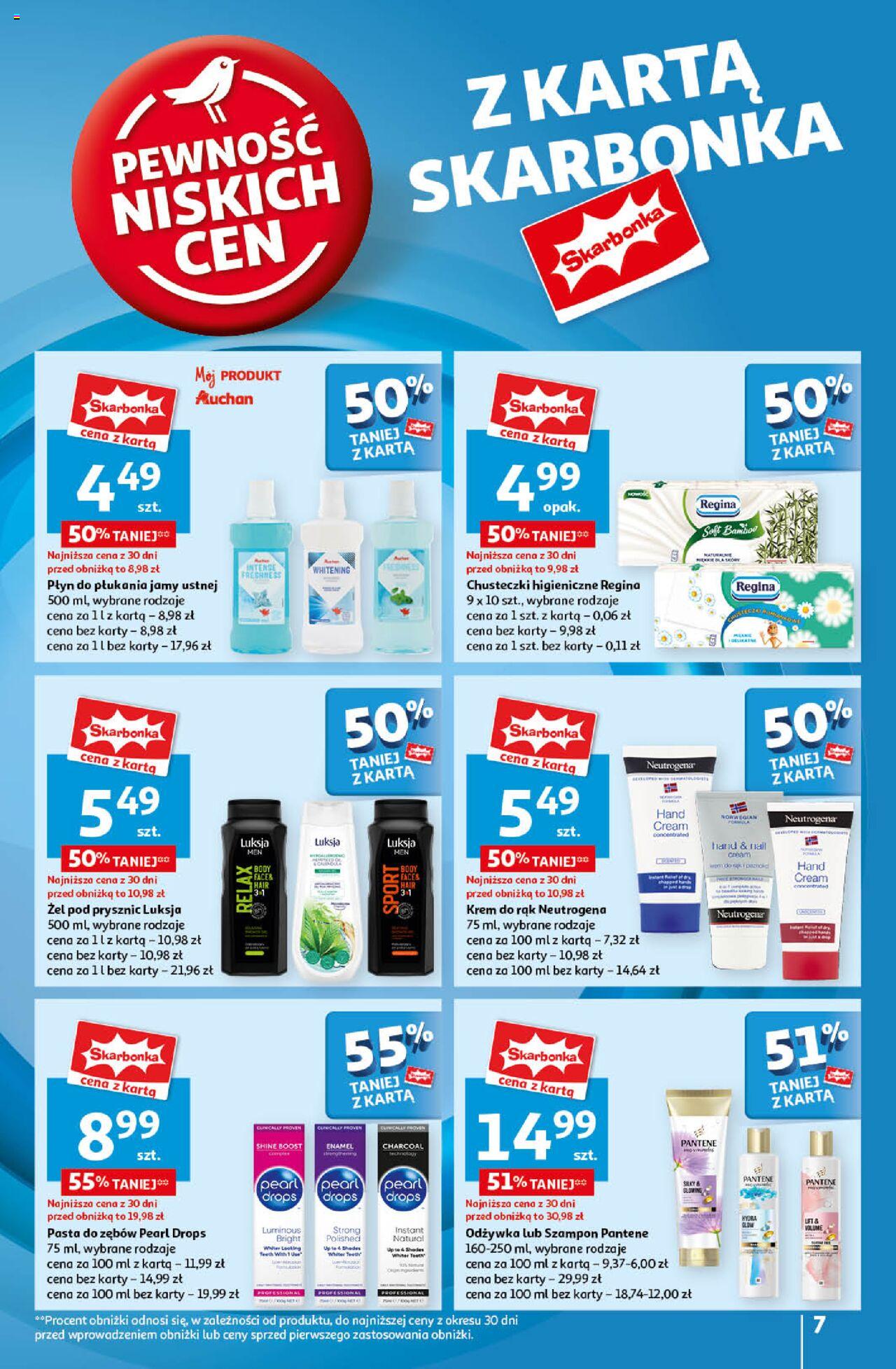 Auchan Pewność Niskich Cen Hipermarket Gazetka ważna od 12.09.2024 do 18.09.2024 strona 7