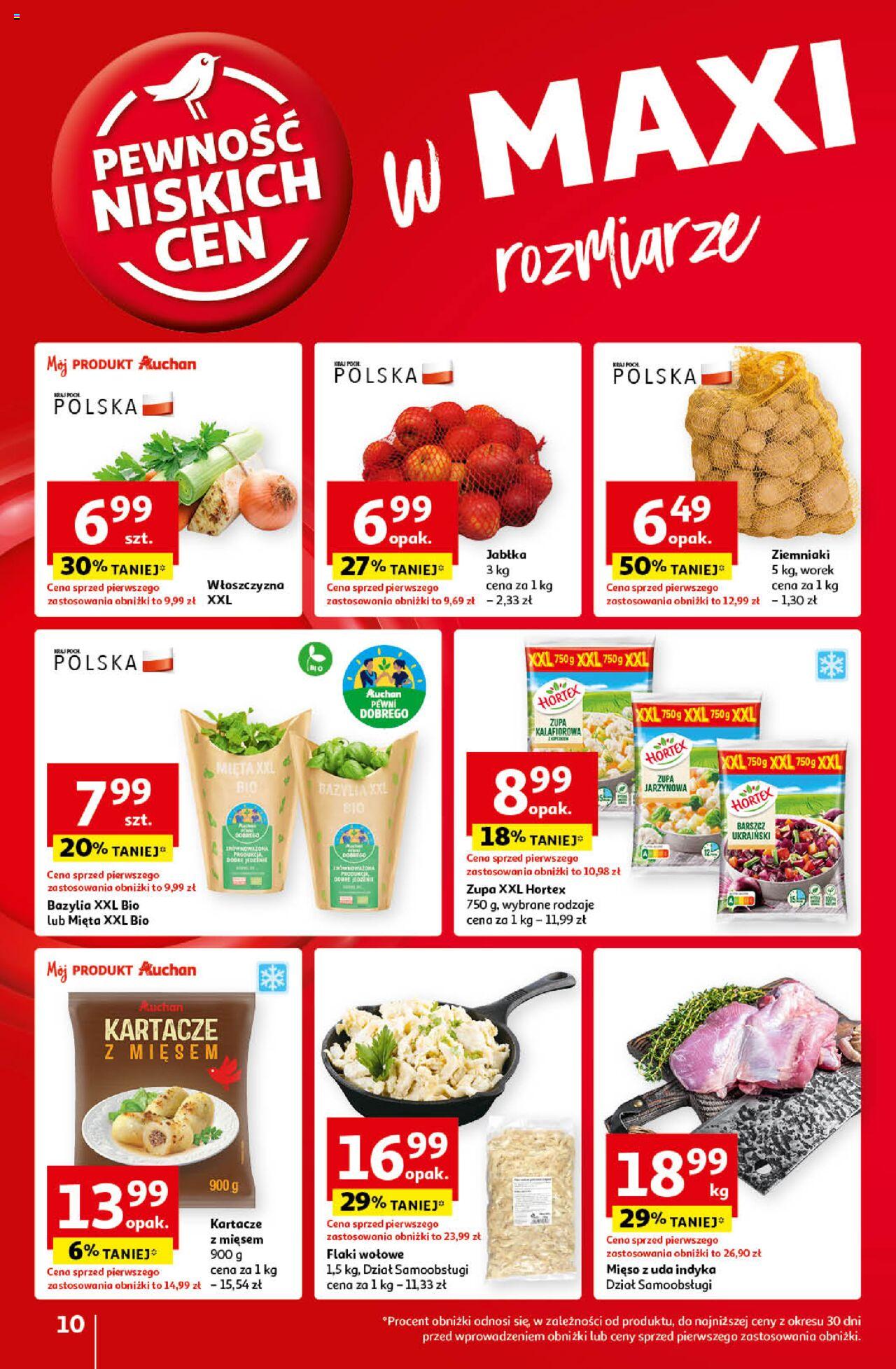 Auchan Pewność Niskich Cen Hipermarket Gazetka ważna od 12.09.2024 do 18.09.2024 strona 10