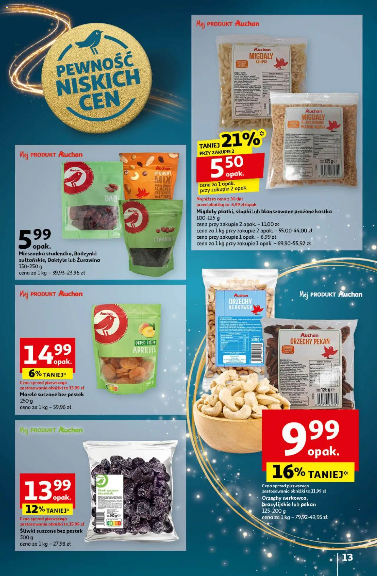 Auchan Pewność Niskich Cen Hipermarket gazetka ważna od  12.12.2024 do 18.12.2024 strona 15