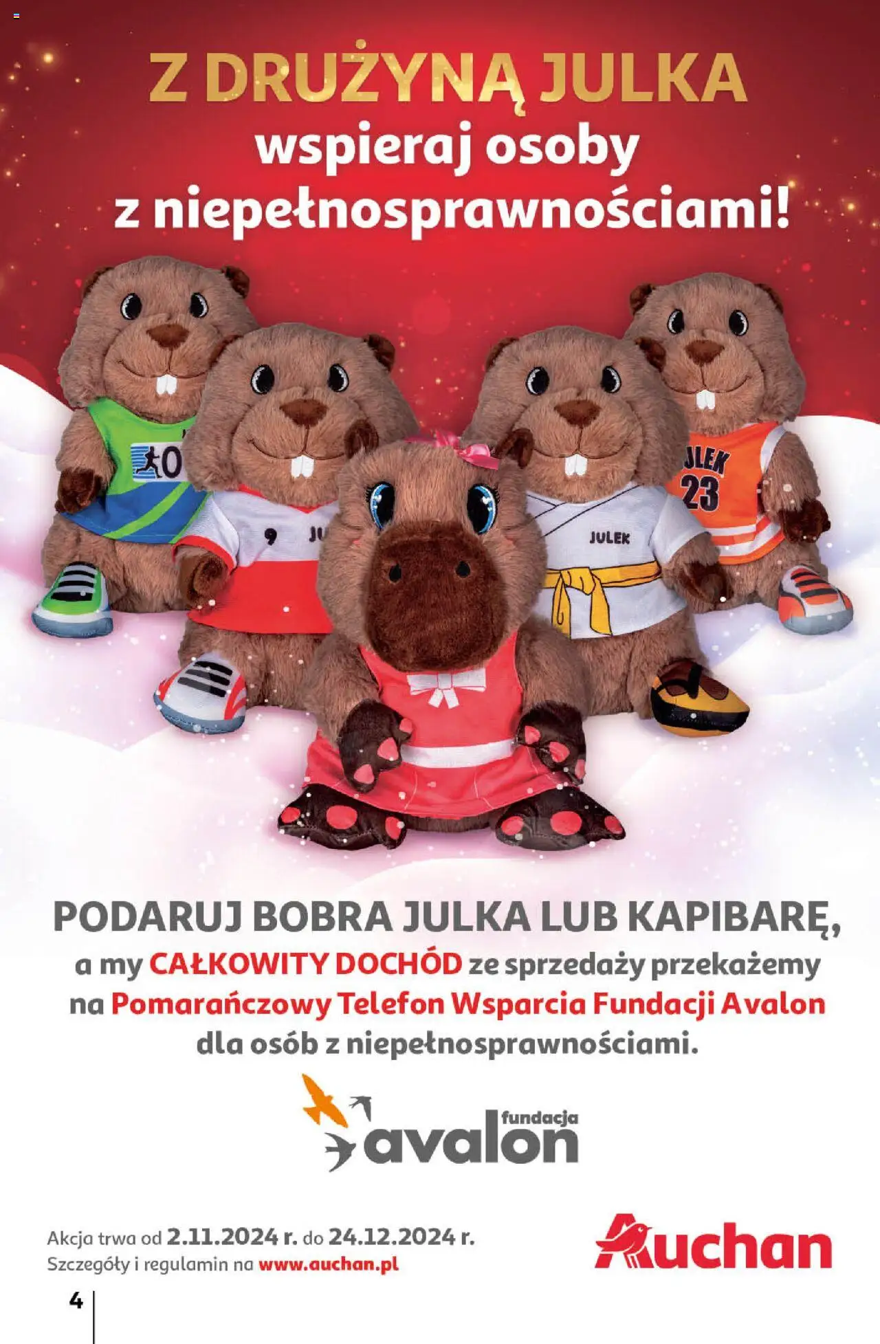 Auchan Pewność Niskich Cen Hipermarket gazetka ważna od  12.12.2024 do 18.12.2024 strona 4