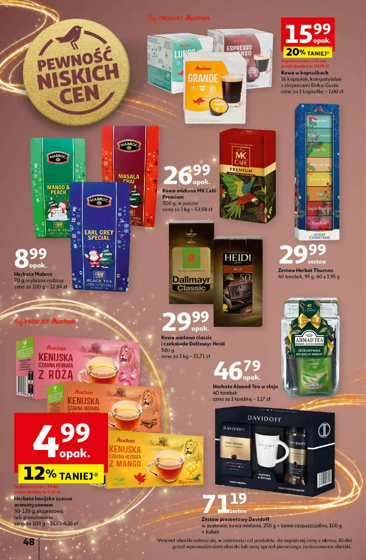 Auchan Pewność Niskich Cen Hipermarket gazetka ważna od  12.12.2024 do 18.12.2024 strona 54