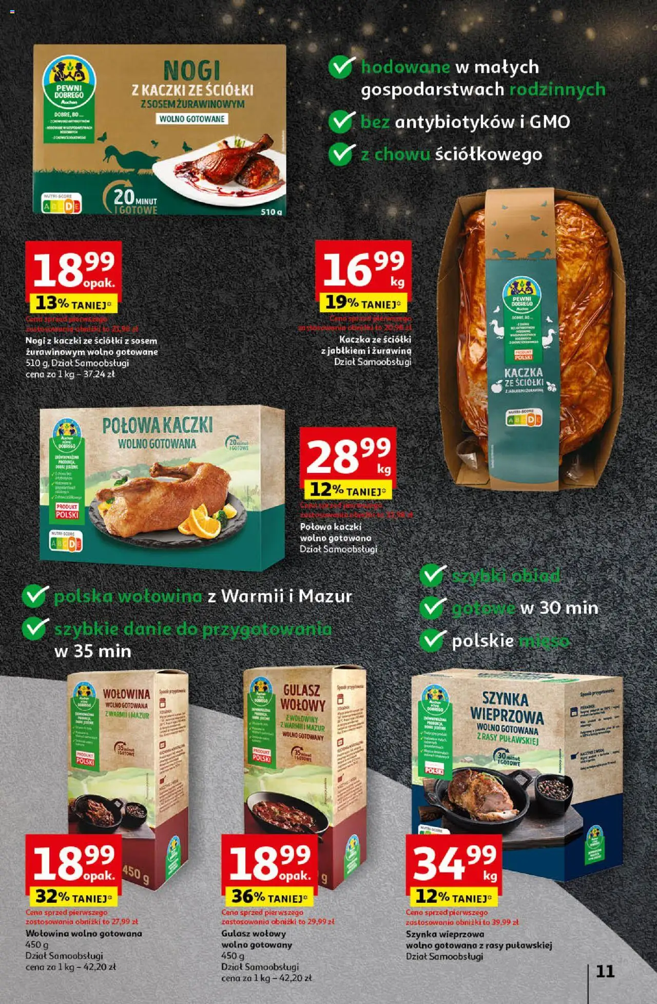  Auchan Pewność Niskich Cen Hipermarket Gazetka ważna od 14.11.2024 do 20.11.2024 strona 13