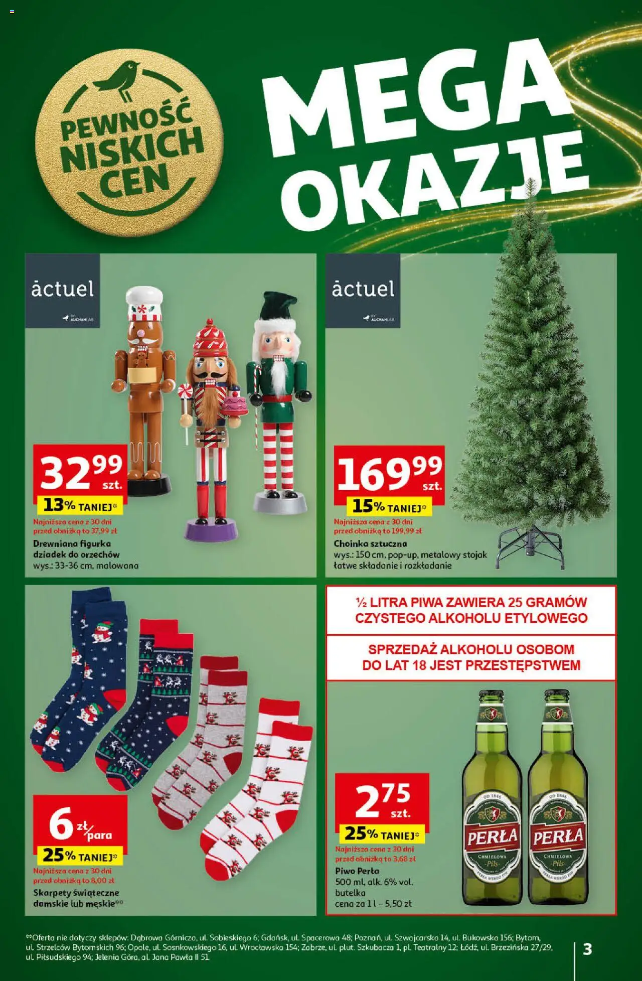  Auchan Pewność Niskich Cen Hipermarket Gazetka ważna od 14.11.2024 do 20.11.2024 strona 3